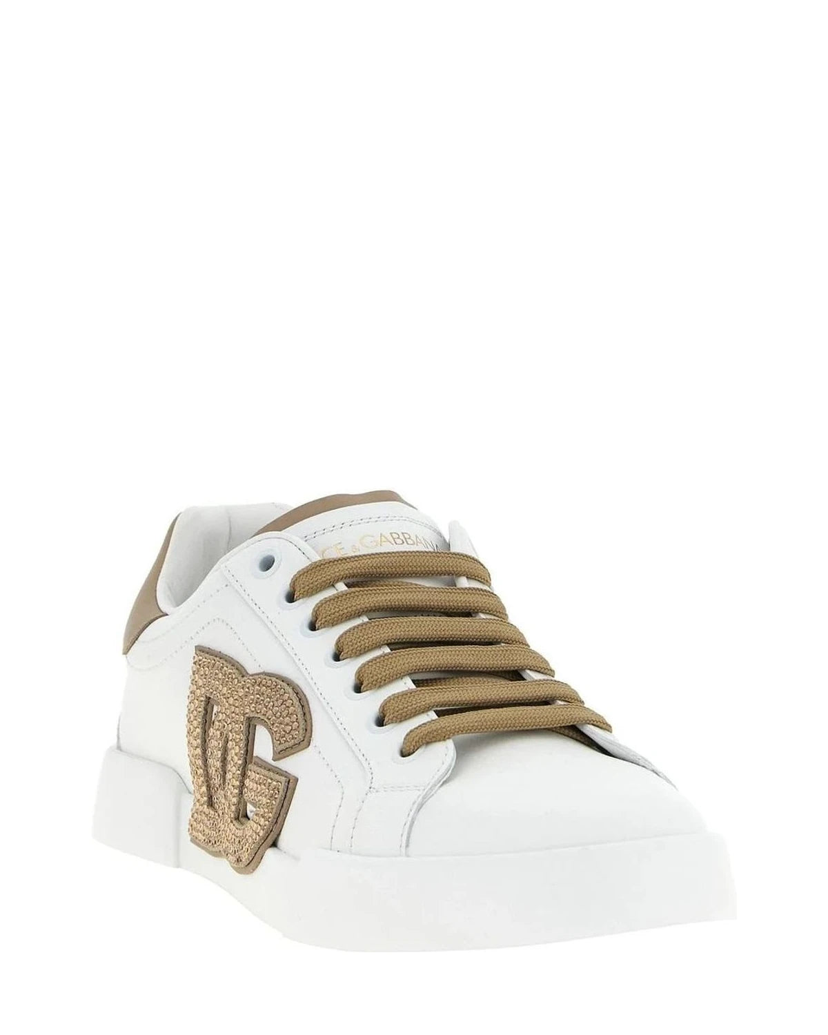 Dolce & Gabbana Sneakers in beige, Calfskin Leather β view 2