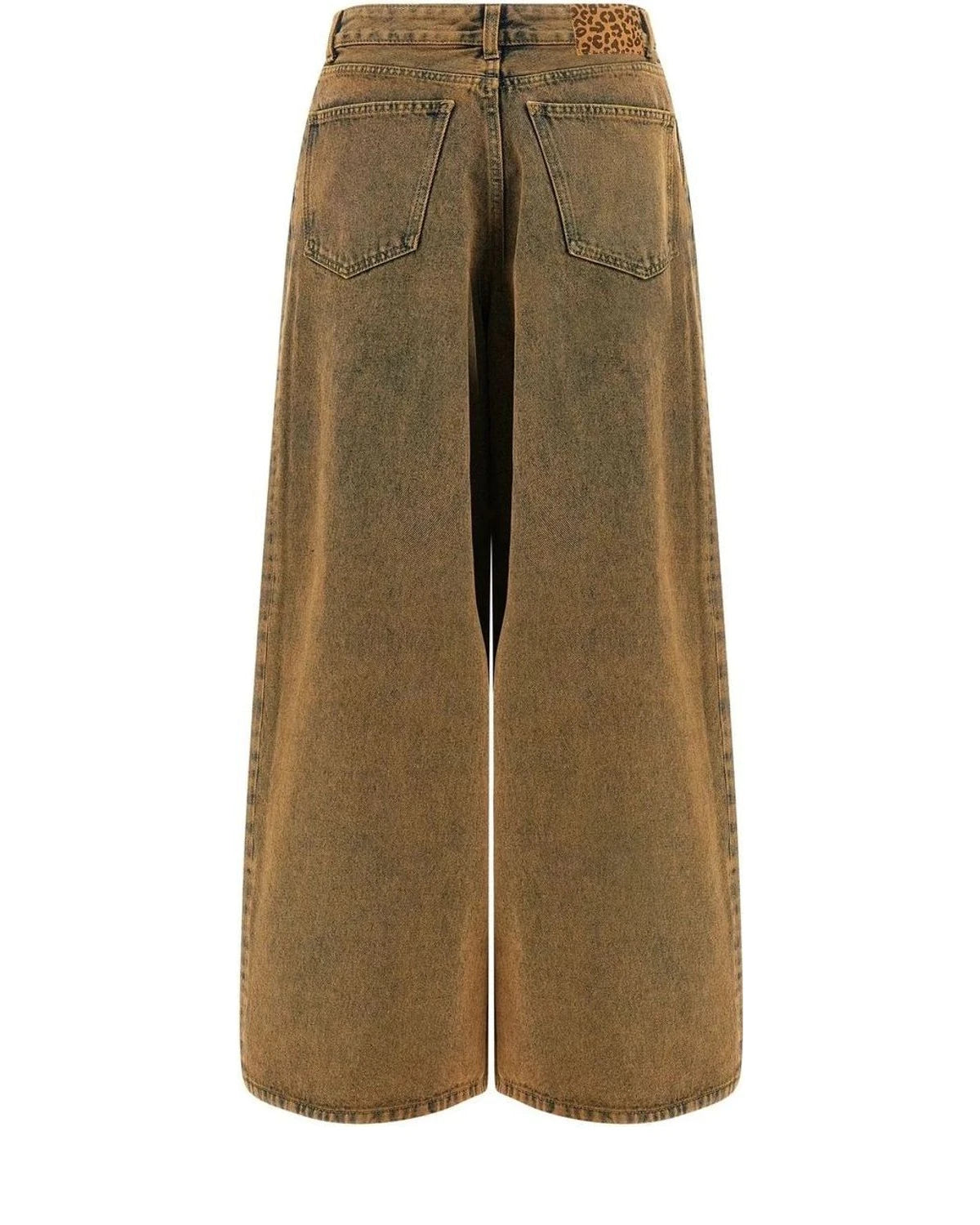 Alanui Jean in brown, Cotton — view 2