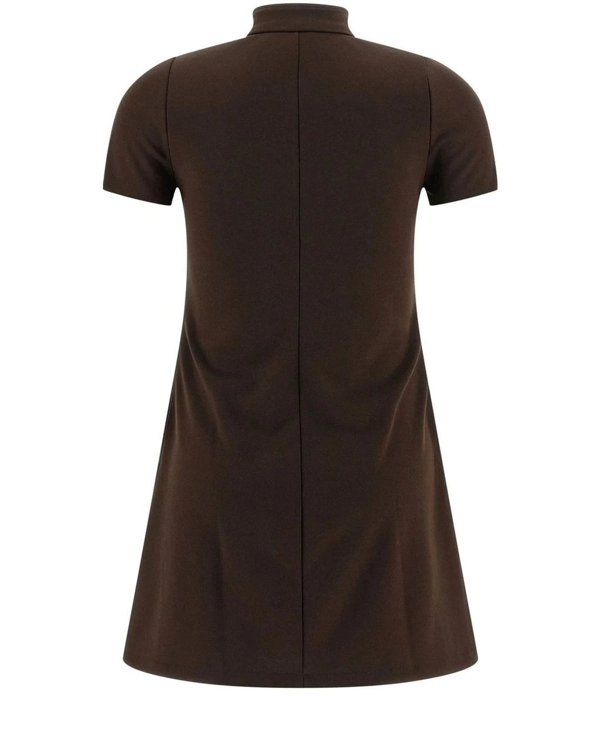 Courrèges Dresse in brown, Polyester — view 2