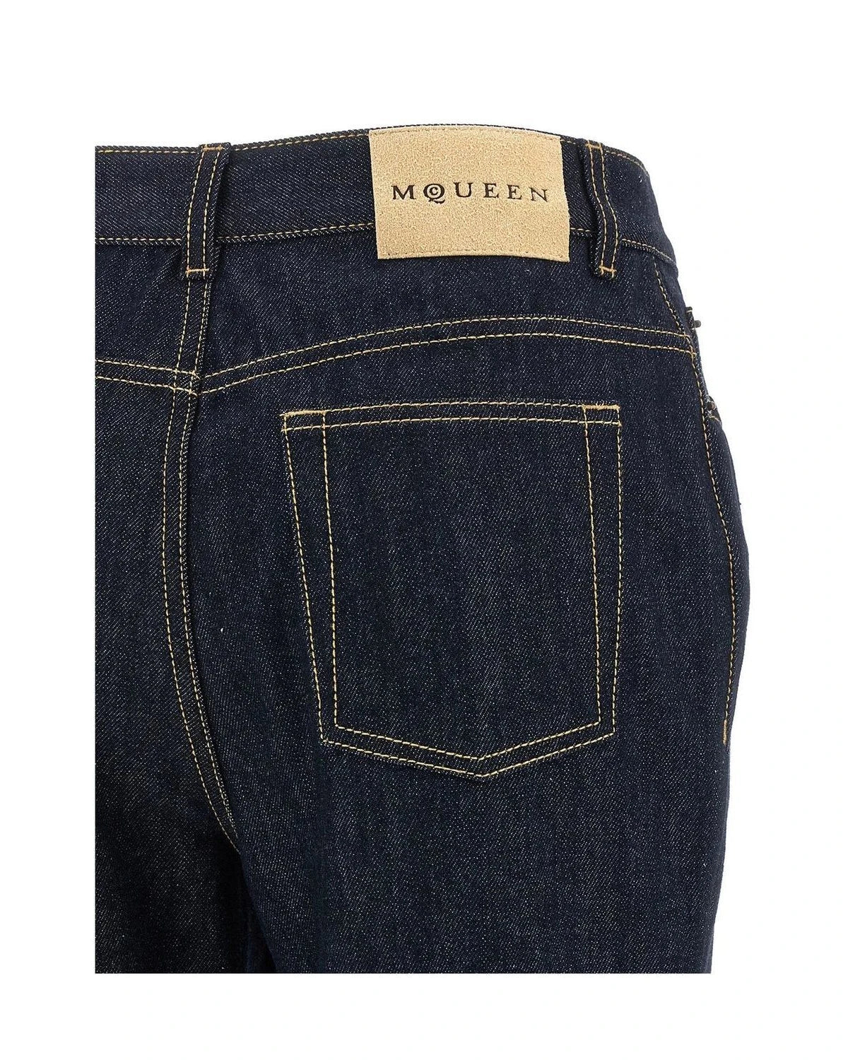 Alexander McQueen Jean in blue, Cotton — view 4