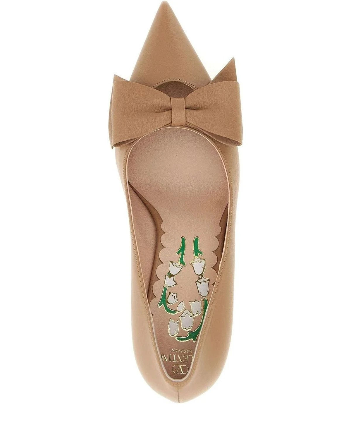 Valentino Garavani Pumps in pink, Calf Leather — view 4