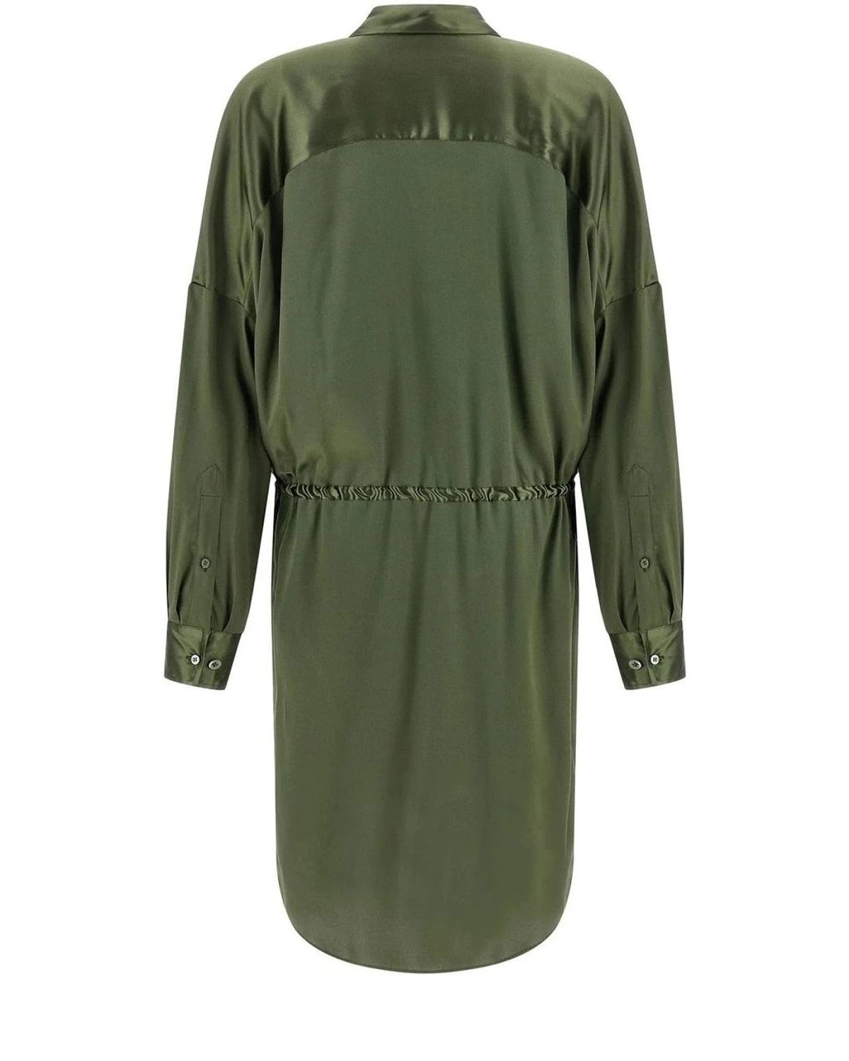 Dries Van Noten Dresse in green, Silk — view 2