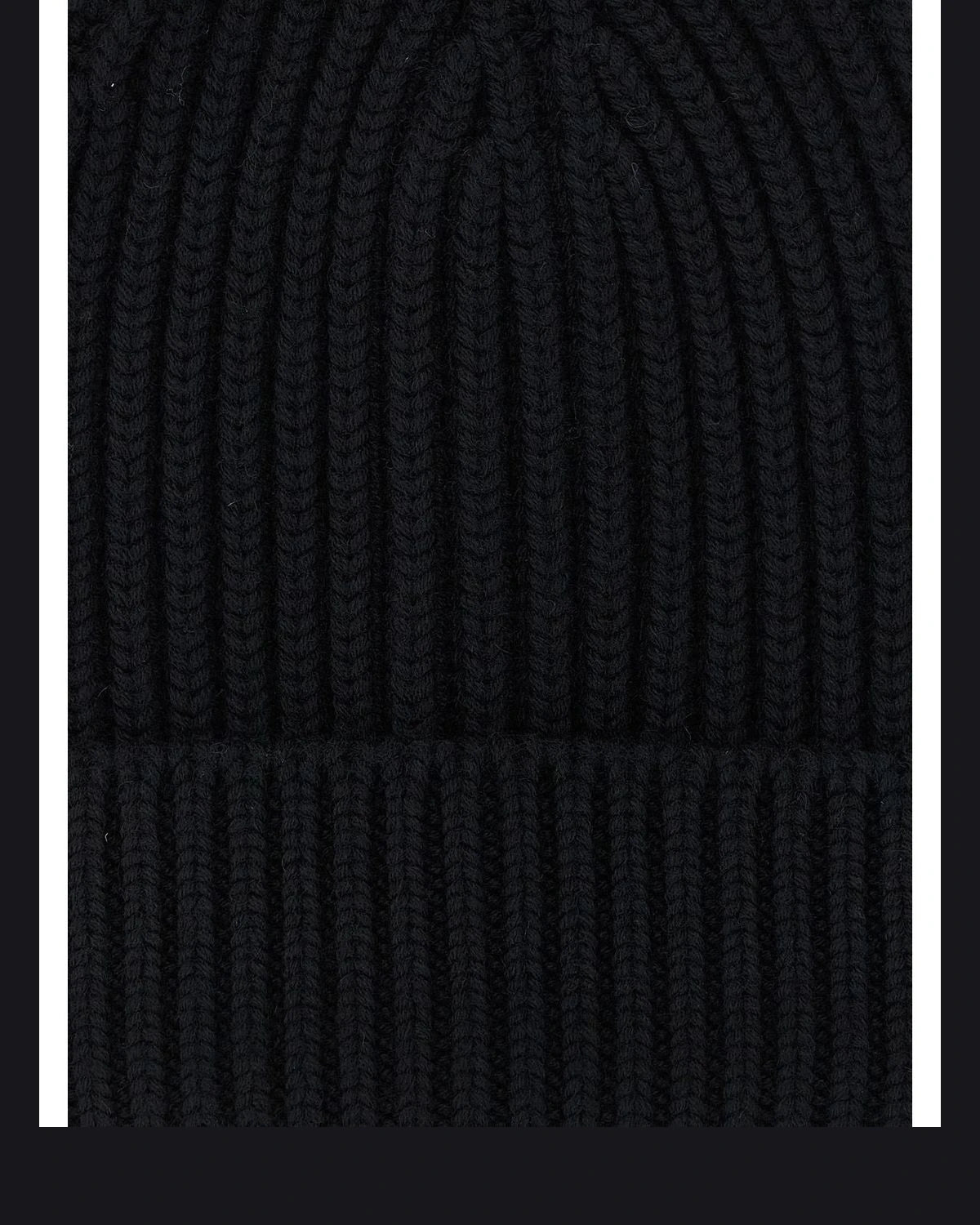Dolce & Gabbana Black Wool Beanie