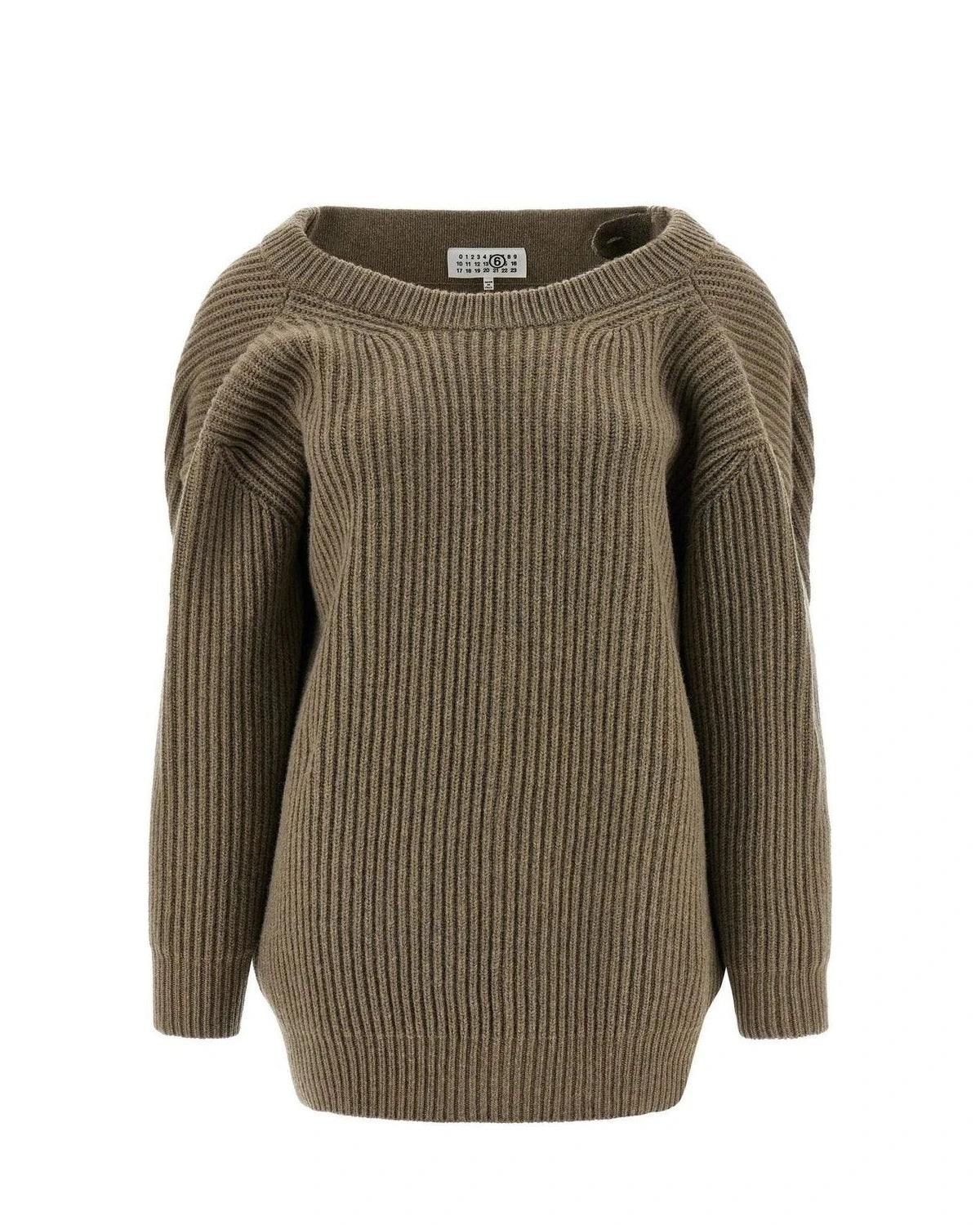 MM6 Maison Margiela Dresse in beige, Virgin Wool β view 2