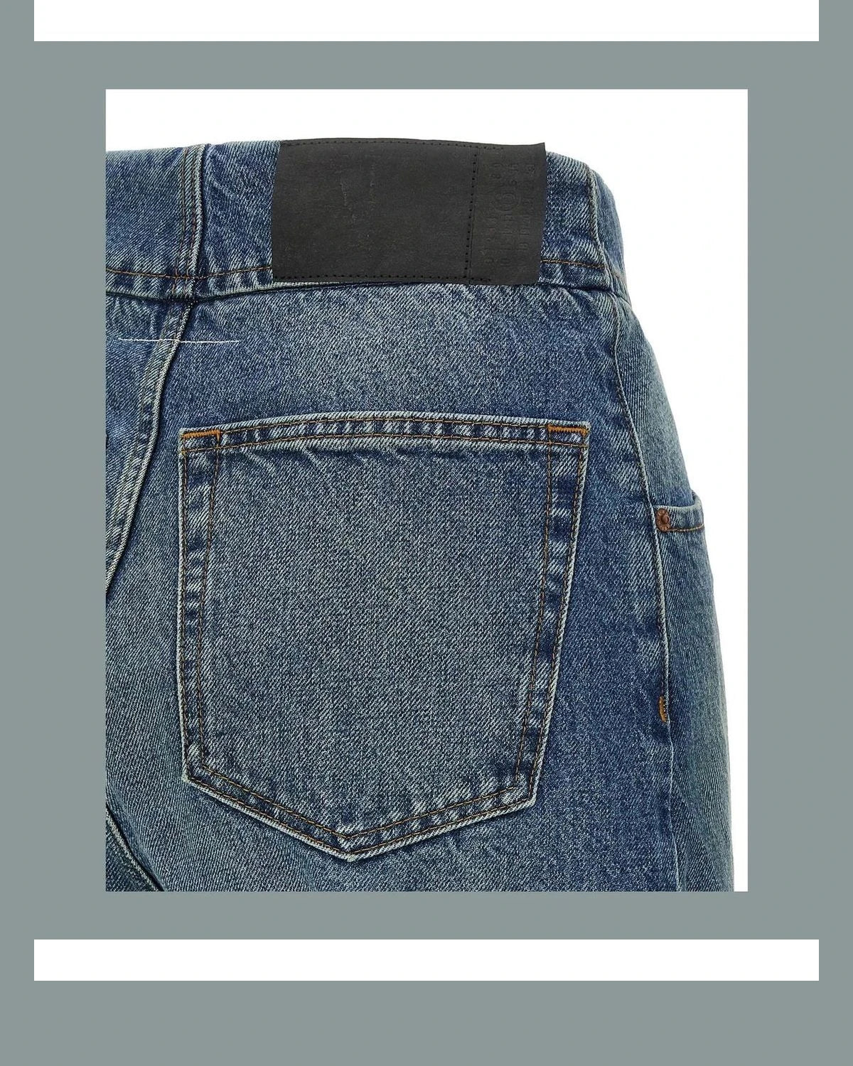 MM6 Maison Margiela Jean in blue, Cotton — view 4