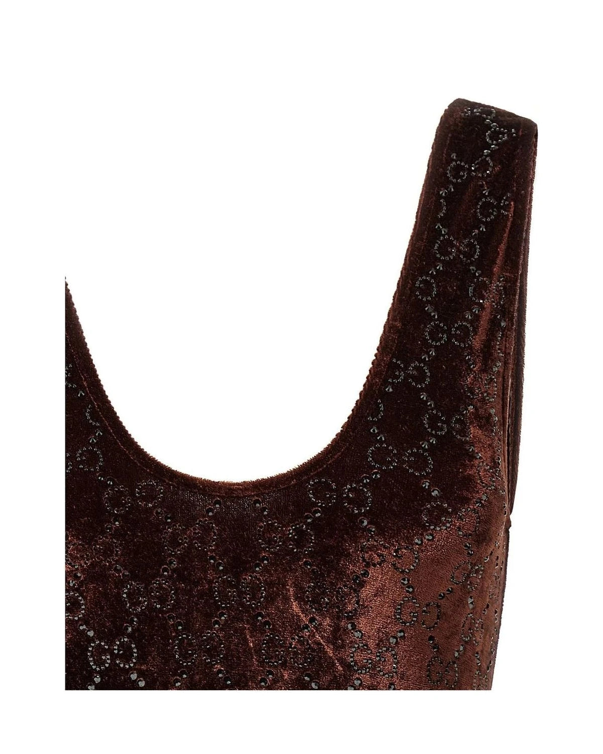 Gucci Bodysuit in brown, Polyamide — view 3