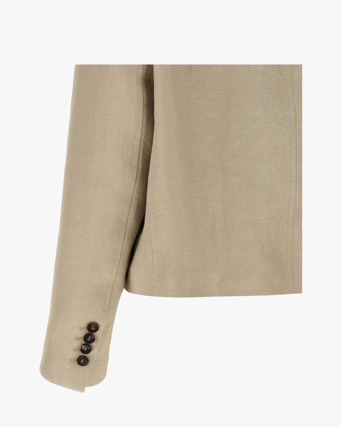 Brunello Cucinelli Blazer in beige, Linen — view 4