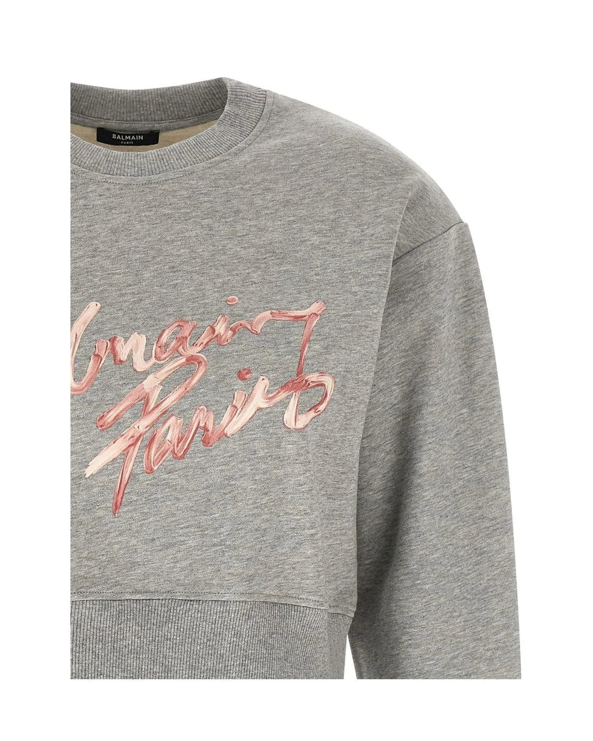 Balmain Sweatshirt in gray, Cotton — view 3