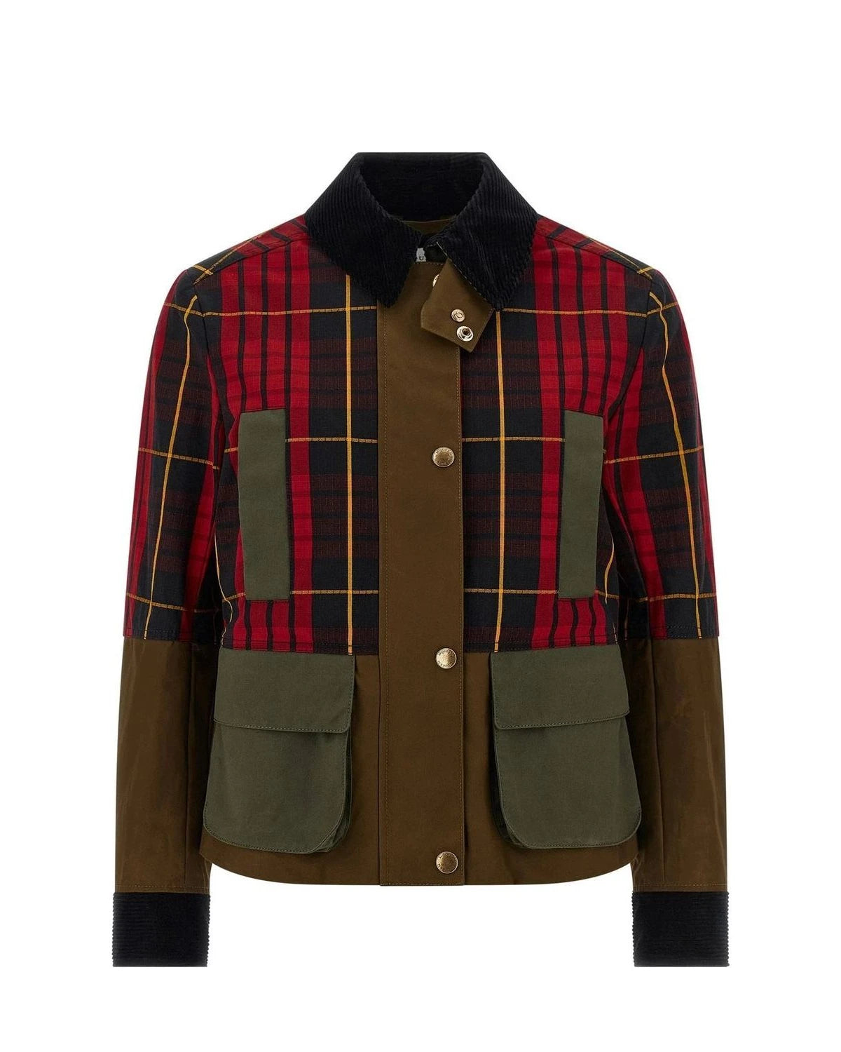Alexander McQueen Trucker Jacket in multicolor, Cotton