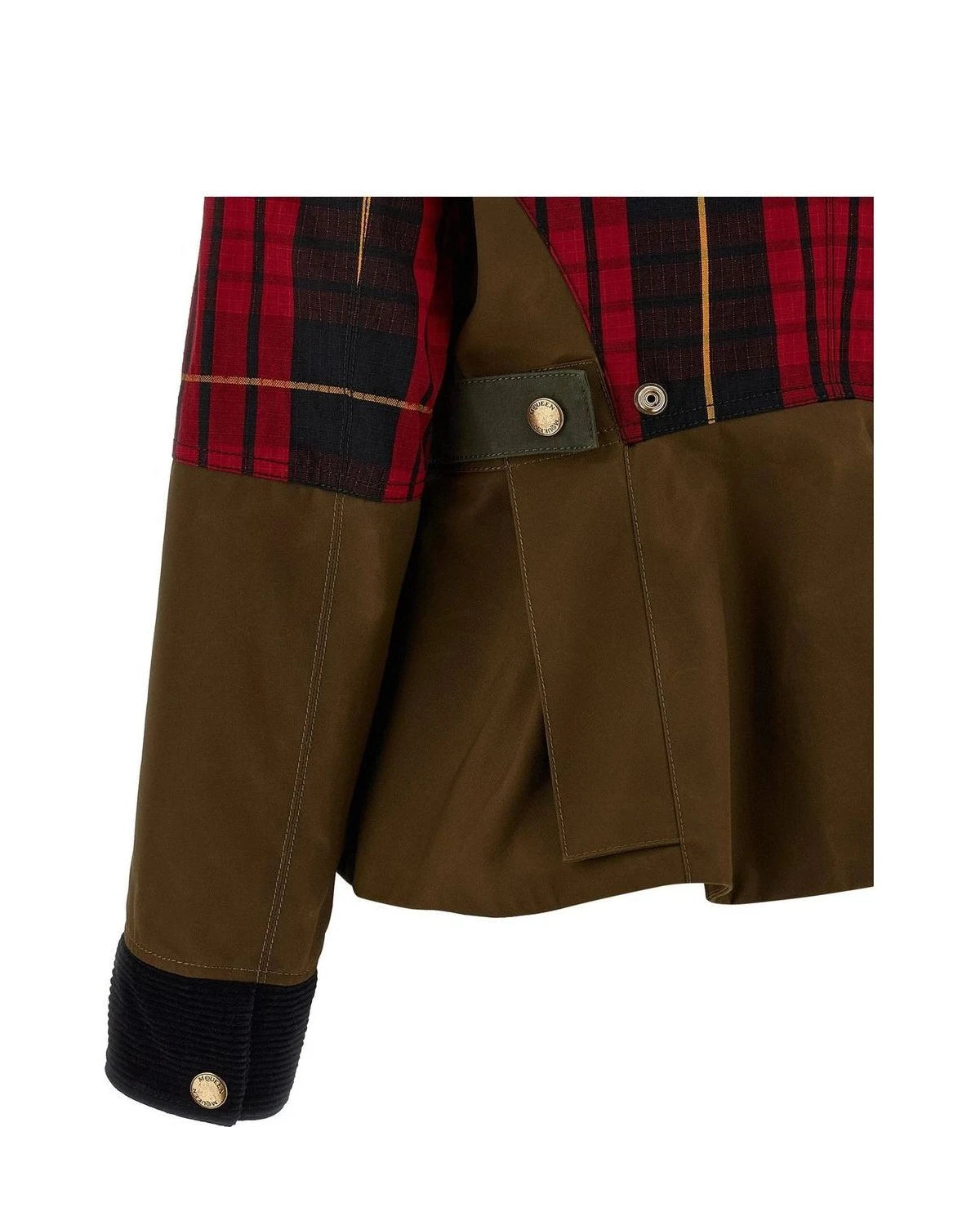 Alexander McQueen Trucker Jacket in multicolor, Cotton — view 4