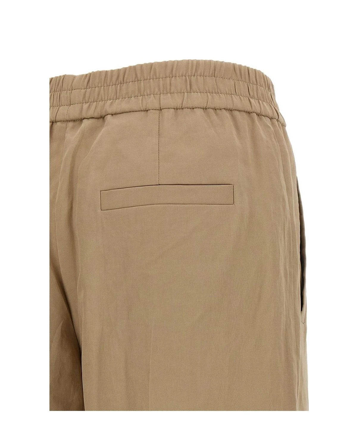Brunello Cucinelli Palazzo Pant in beige, Cotton — view 4