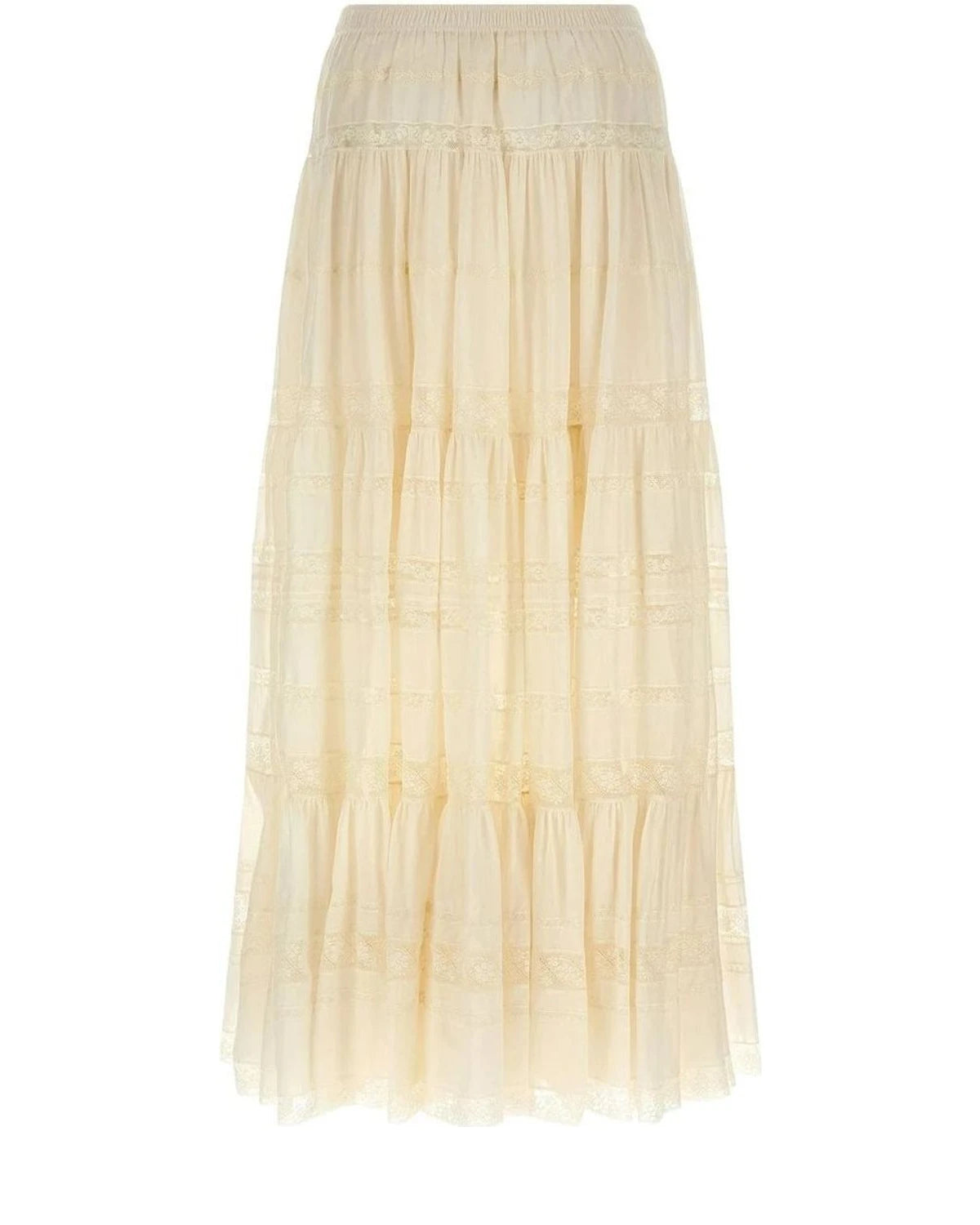 Ermanno Scervino Skirt in white, Cotton — view 2