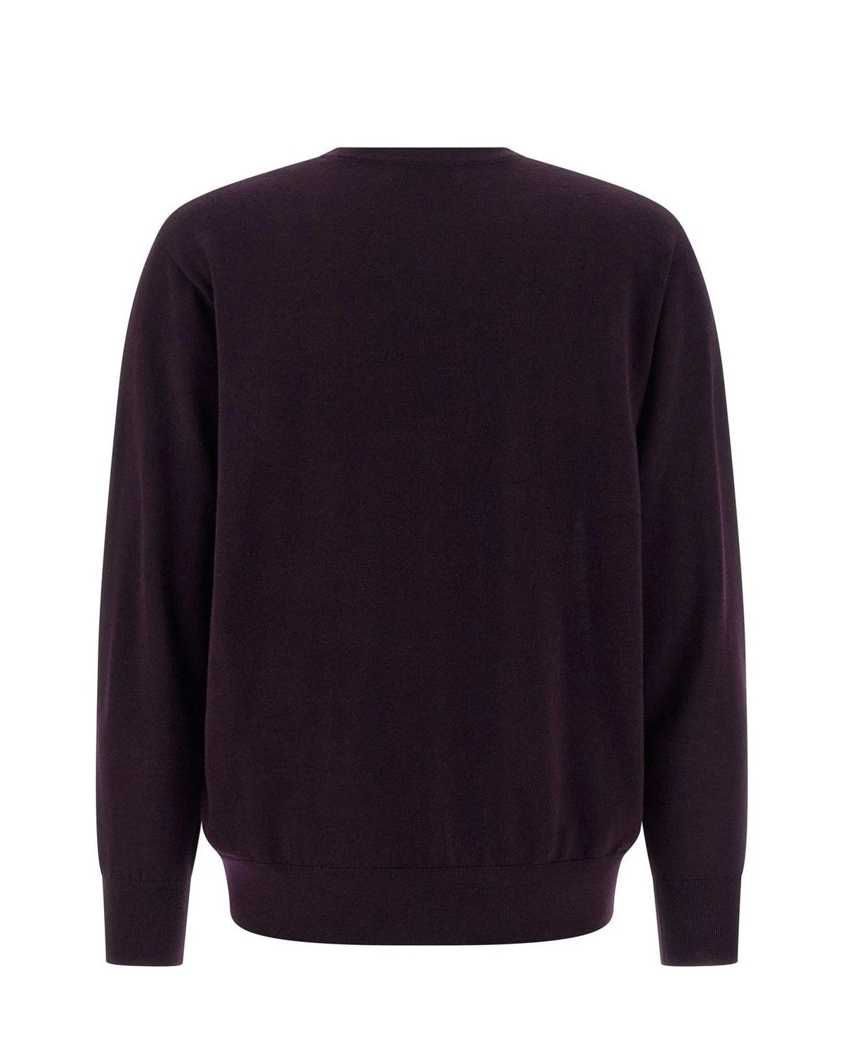 Dries Van Noten Sweater in purple, Merino Wool — view 2