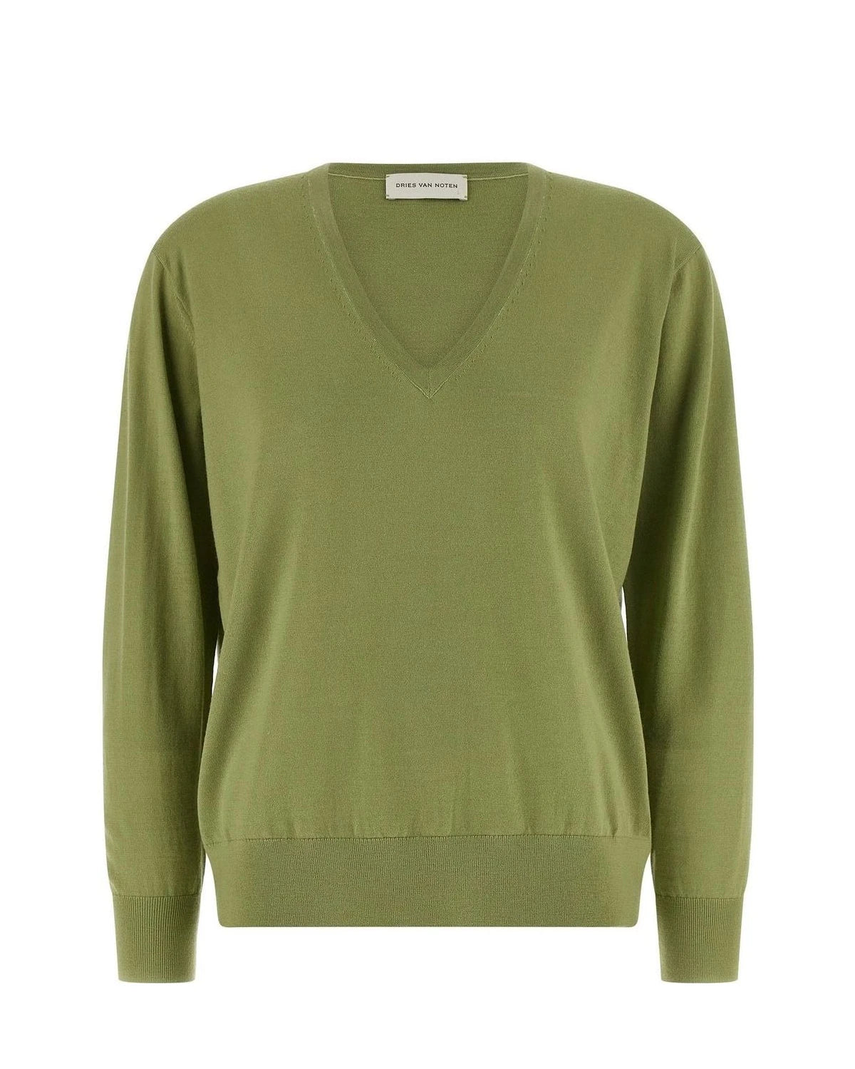Dries Van Noten Sweater in green, Merino Wool