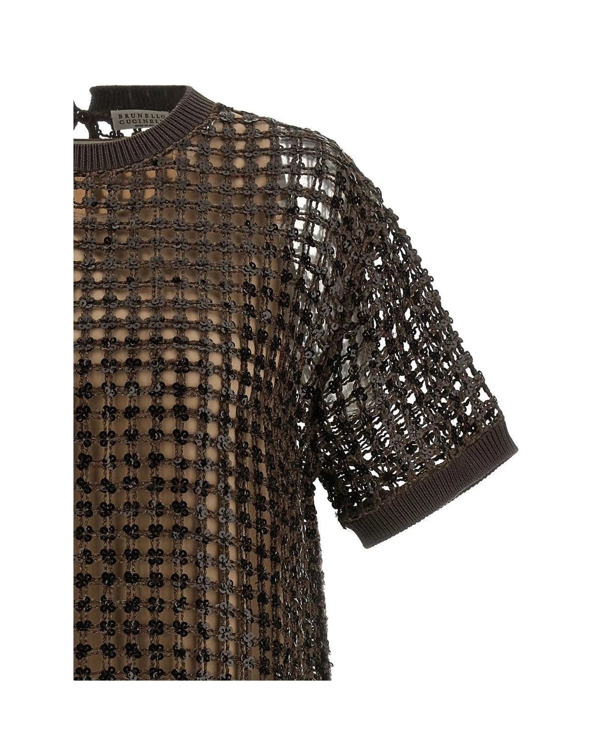 Brunello Cucinelli Dresse in brown, Silk — view 3