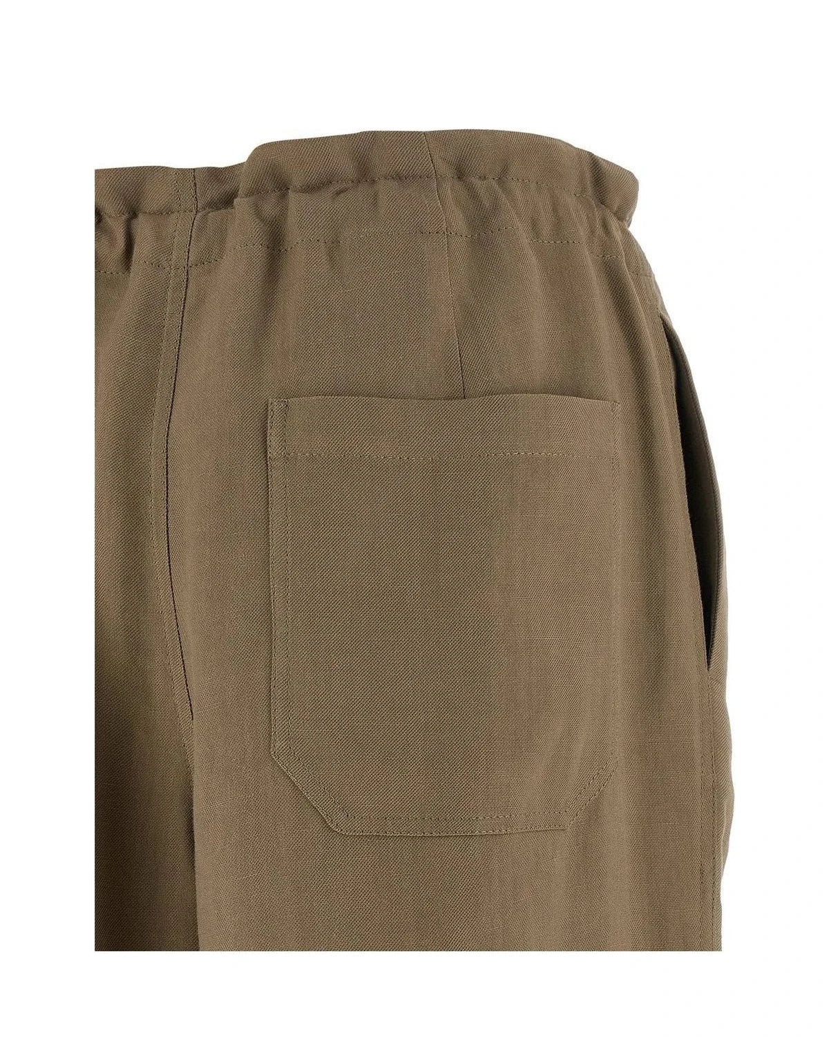 Brunello Cucinelli Trouser in beige, Viscose — view 4