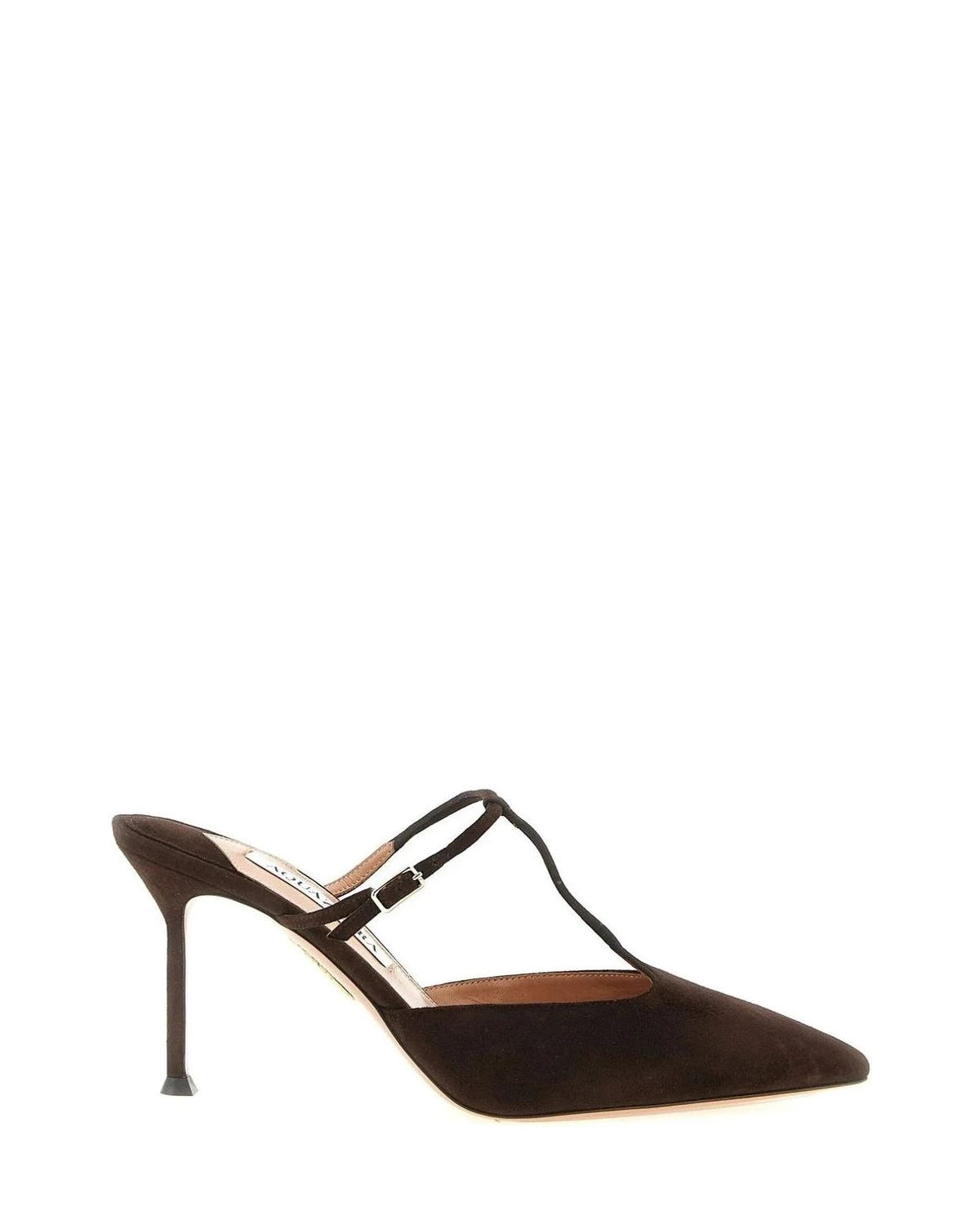 Aquazzura Heels in brown, Goat Leather