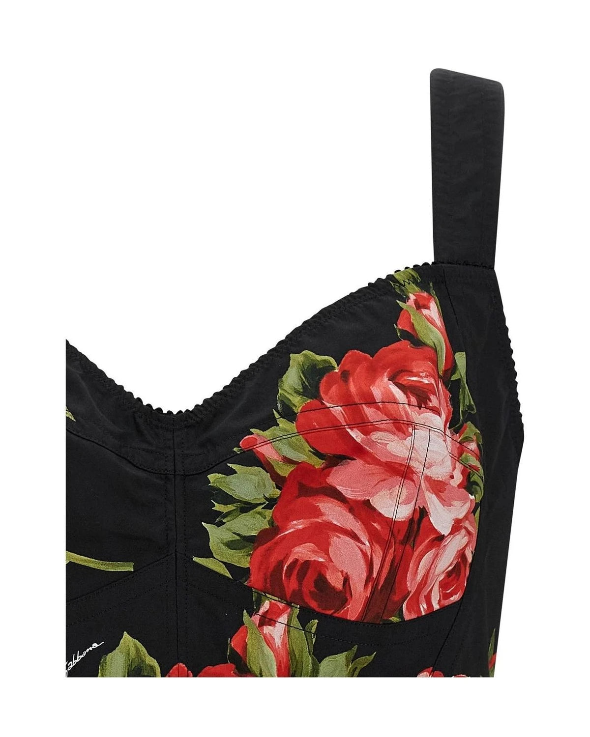 Dolce & Gabbana Corset Top in black, Cotton β view 3