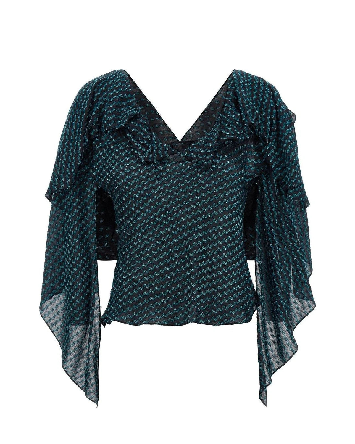 Kiko Kostadinov Blouse in blue, Modal