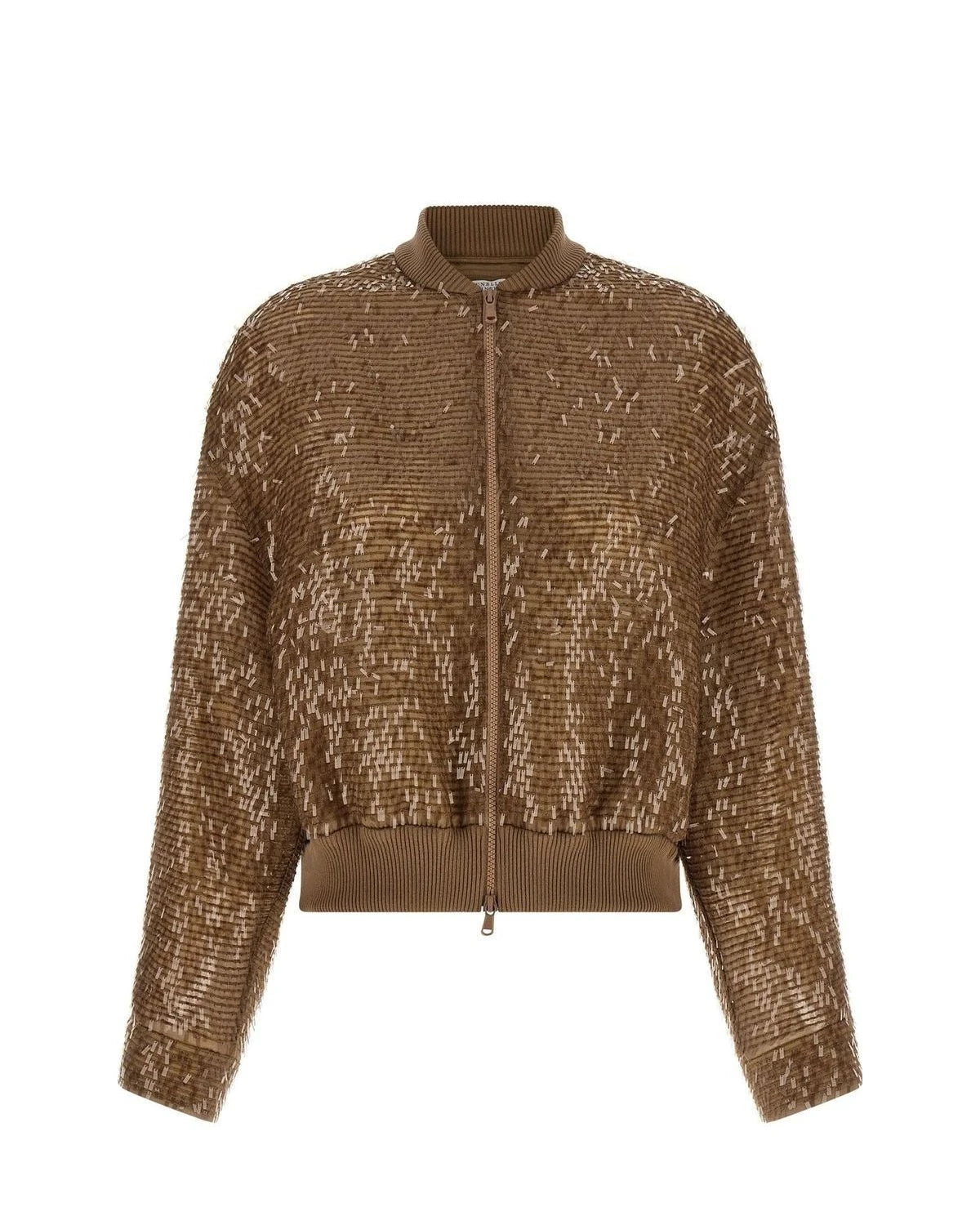 Brunello Cucinelli Cardigan in brown, Silk