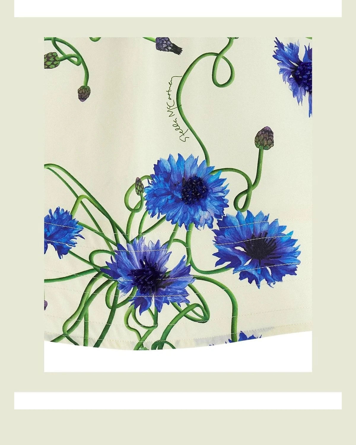 Stella McCartney Blouse in blue, Cotton — view 4