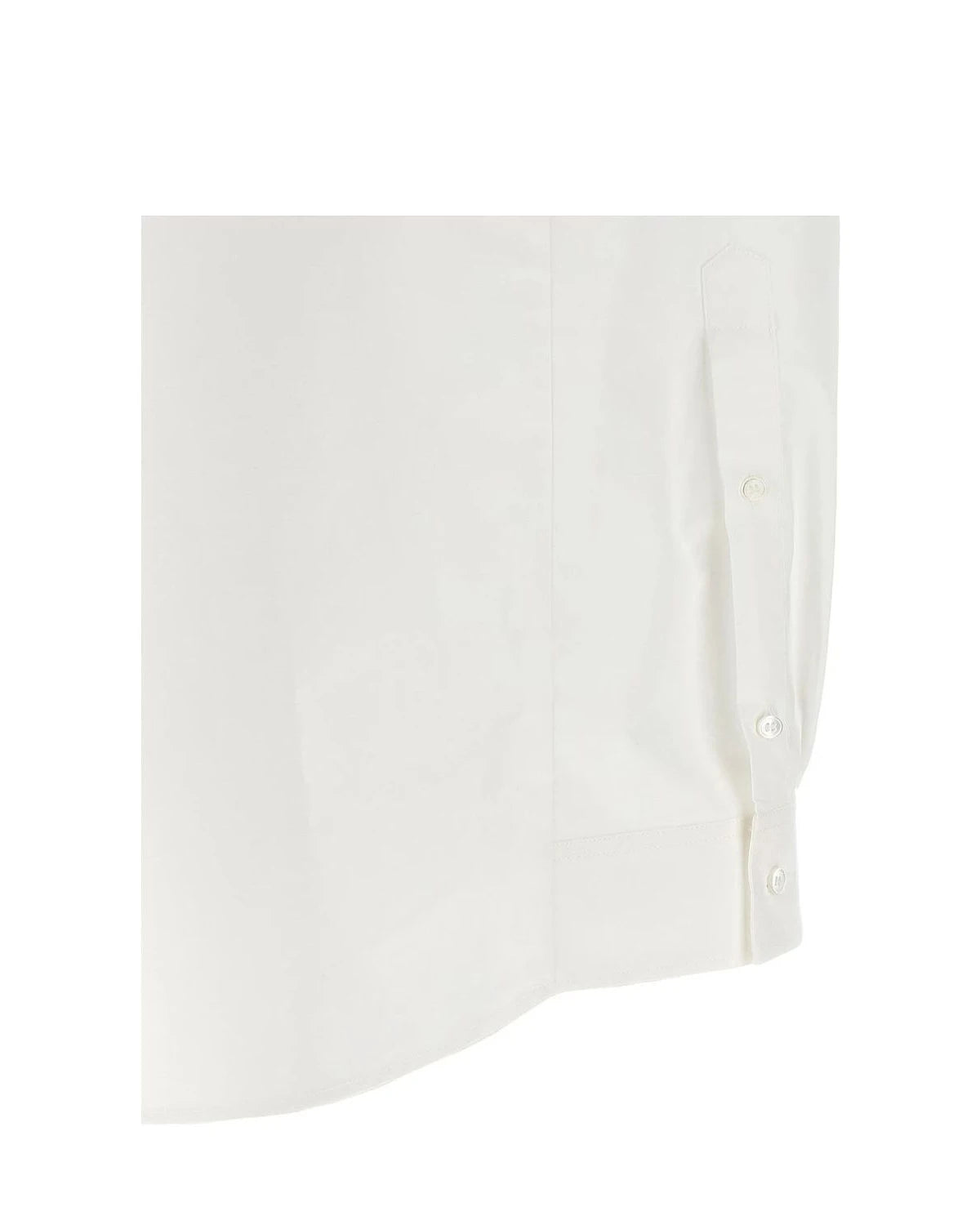 MM6 Maison Margiela Dress Shirt in white, Cotton — view 4
