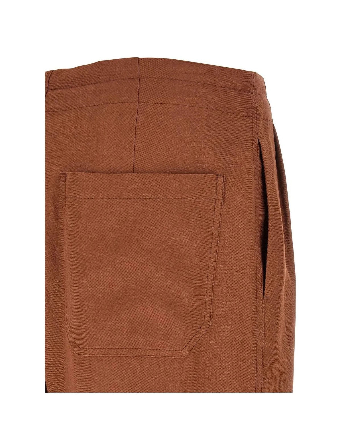 Brunello Cucinelli Palazzo Pant in multicolor, Viscose — view 4