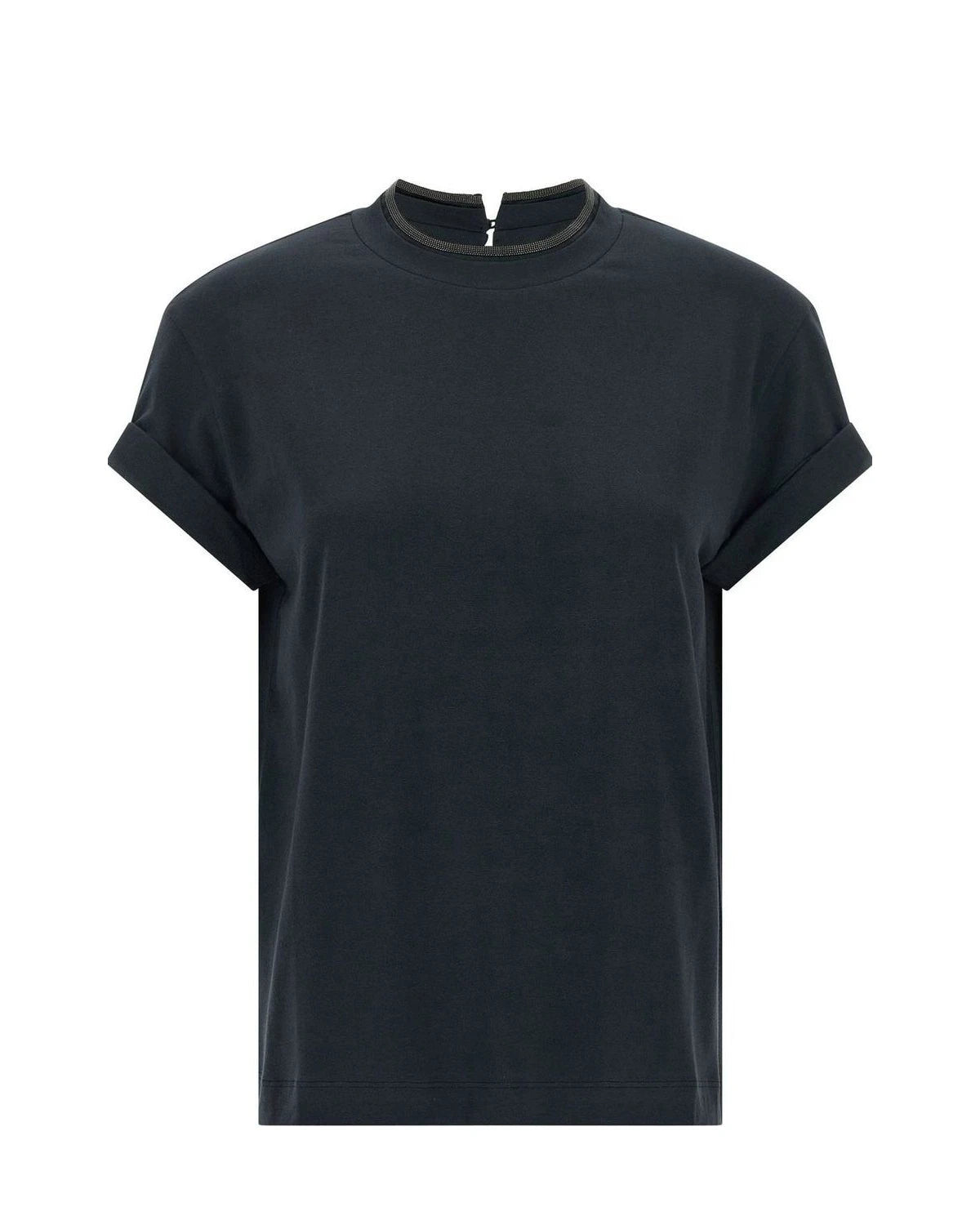 Brunello Cucinelli T-Shirt in blue, Cotton