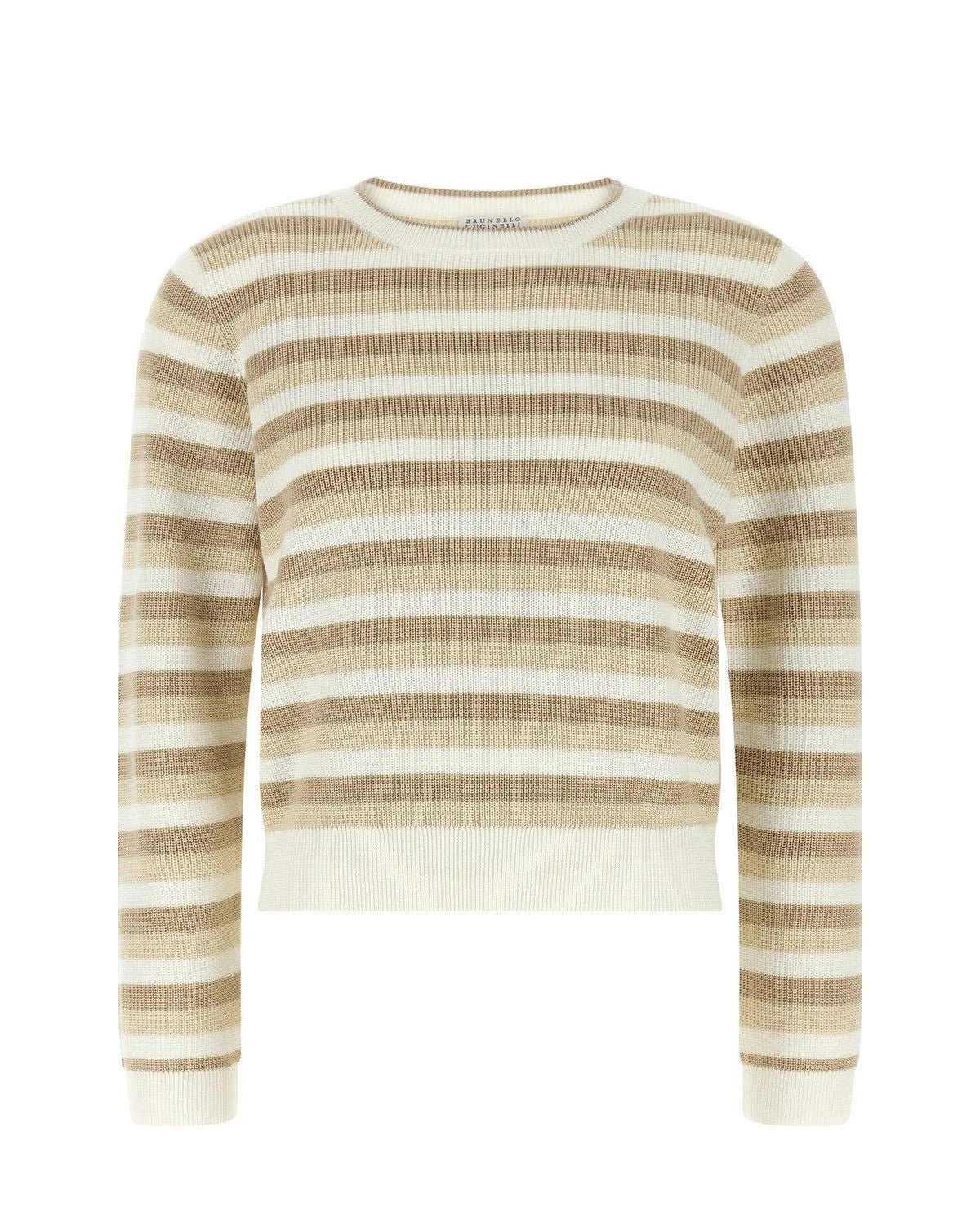 Brunello Cucinelli Sweater in beige, Cotton