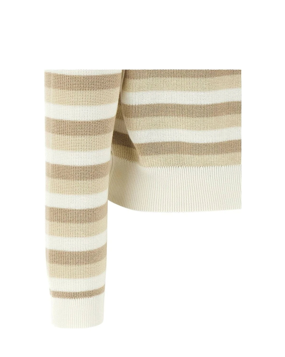 Brunello Cucinelli Sweater in beige, Cotton — view 4