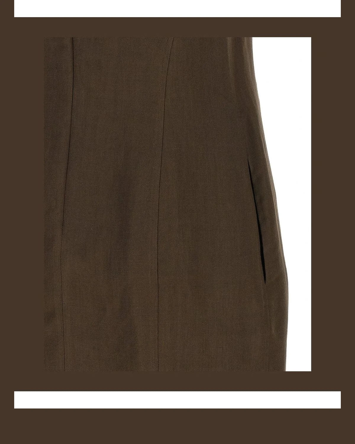 Brunello Cucinelli Dresse in brown, Viscose — view 4