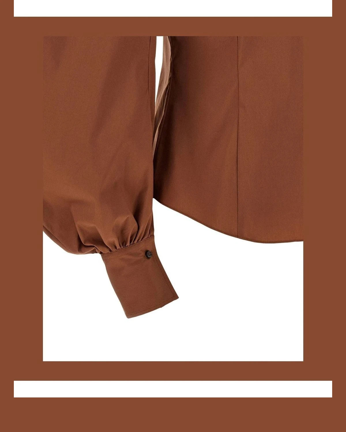 Brunello Cucinelli Dress Shirt in brown, Cotton — view 4
