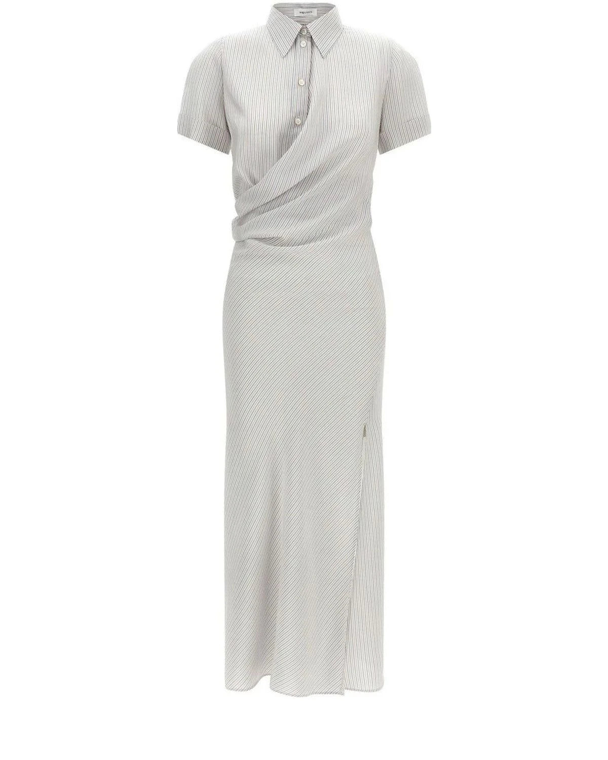 Alexander McQueen Dresse in multicolor, Silk