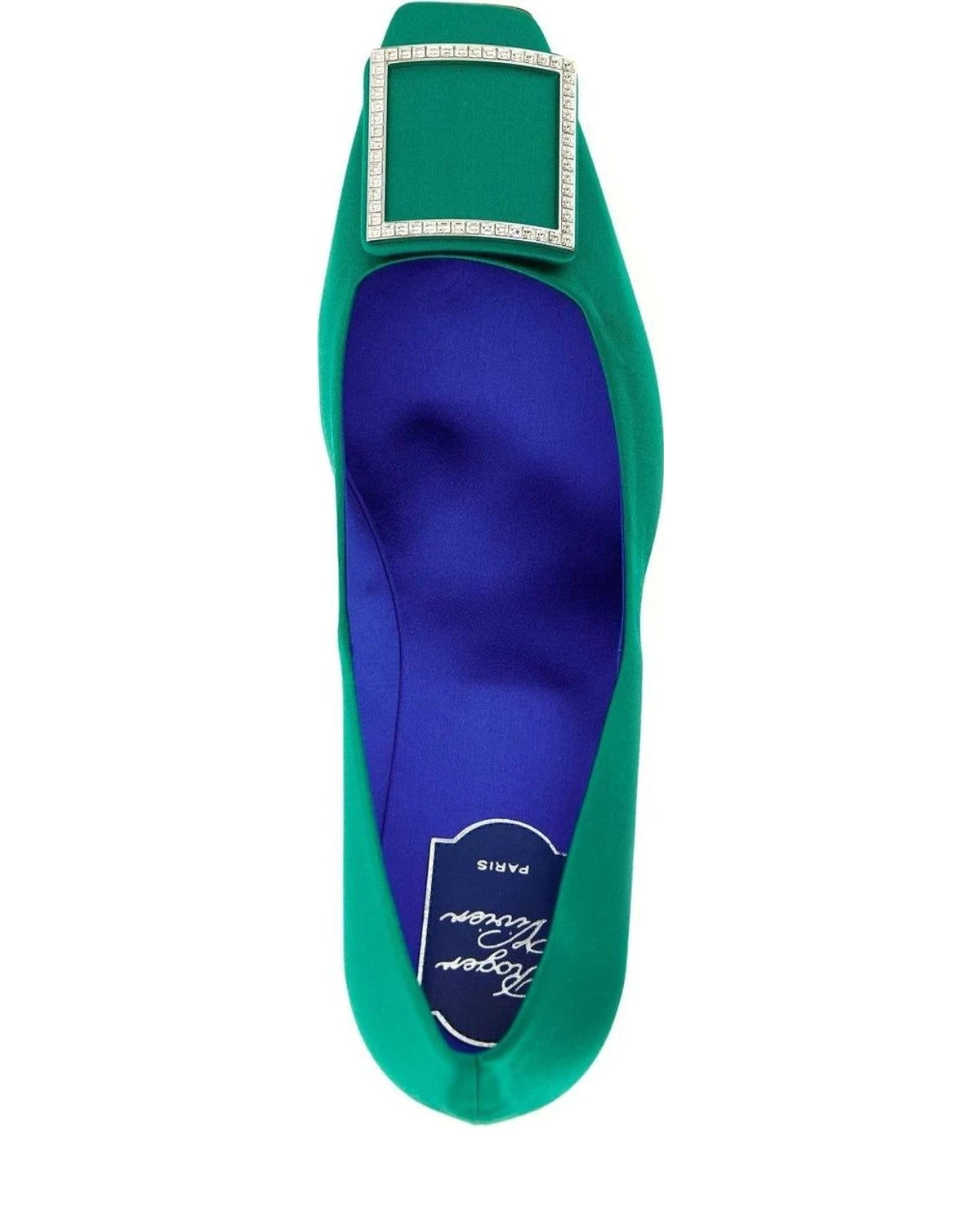 Roger Vivier Pumps in green, Viscose — view 4