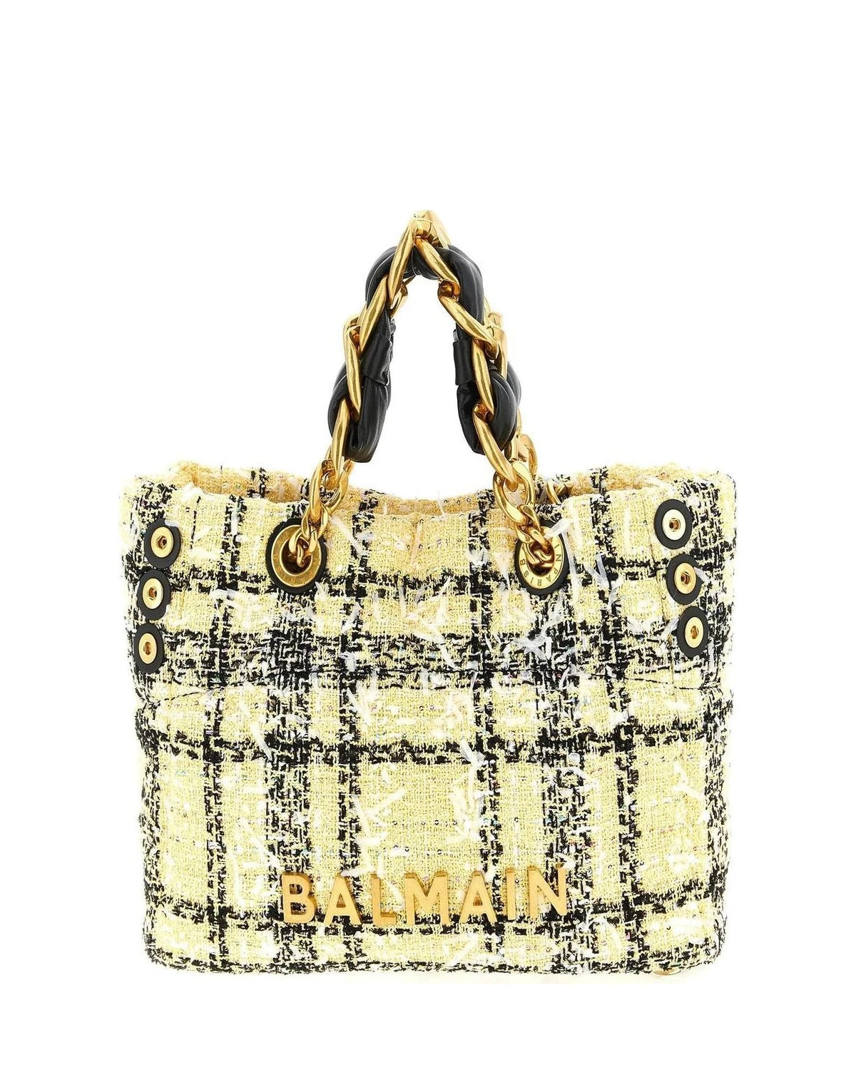 Balmain Satchel Bag in multicolor, Polyester