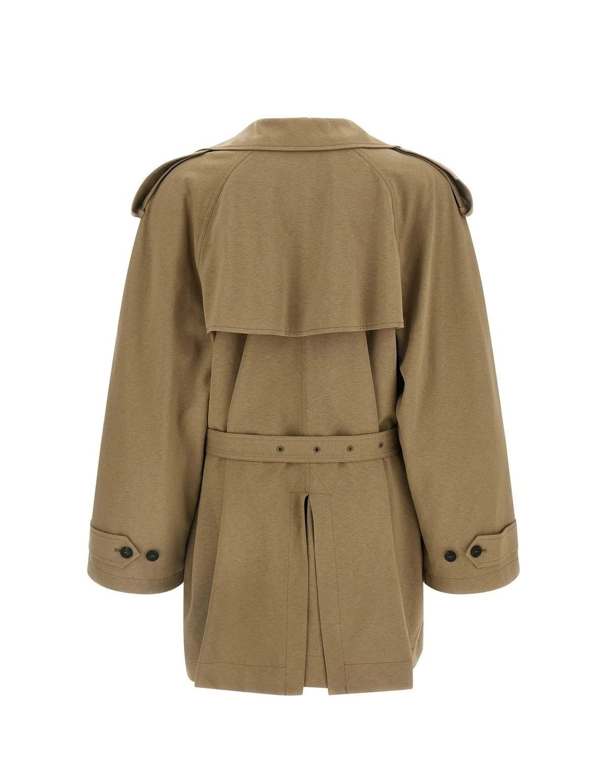 Balenciaga Trench Coat in beige, Cotton — view 3