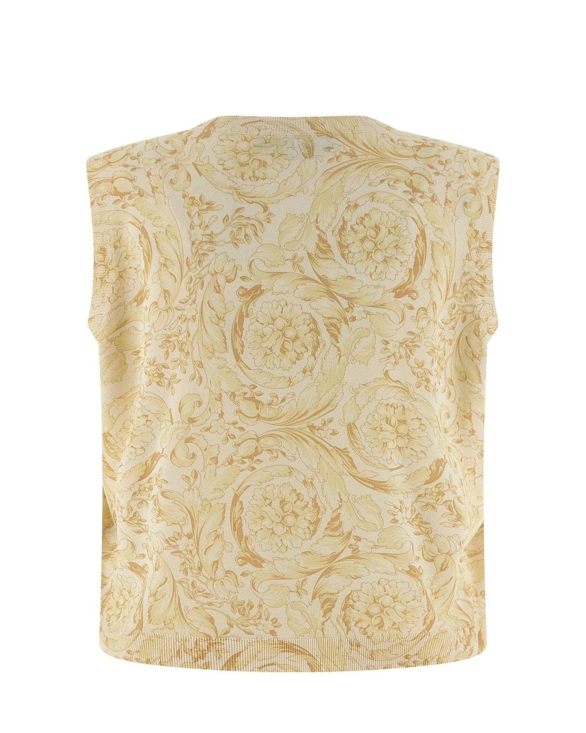 Versace Vest in beige, Silk — view 2