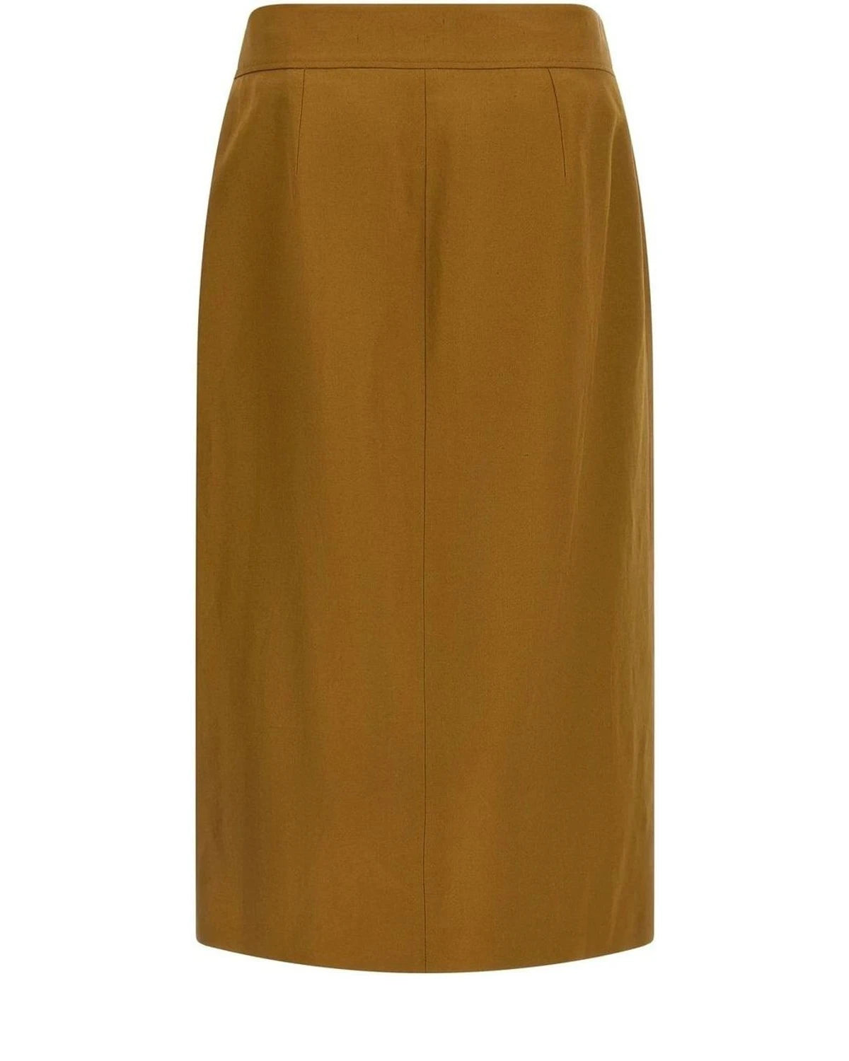 Alberto Biani Skirt in brown, Viscose — view 2