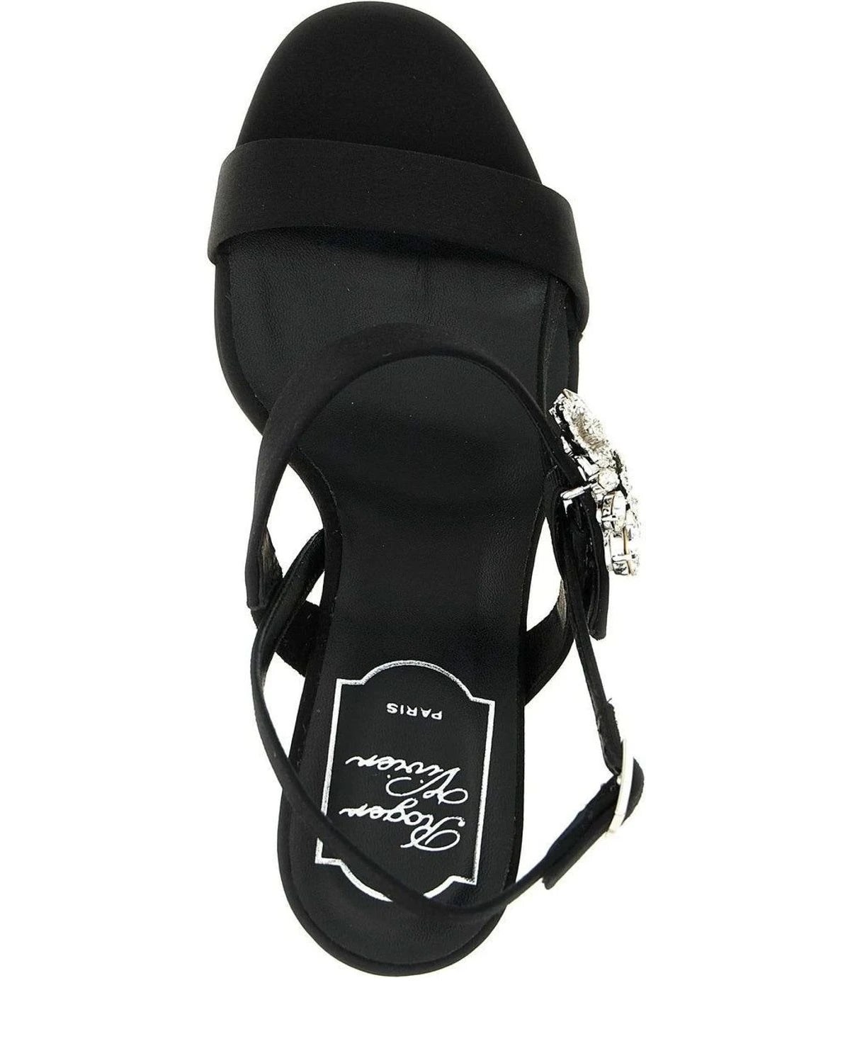 Roger Vivier Sandals in black, Viscose — view 4
