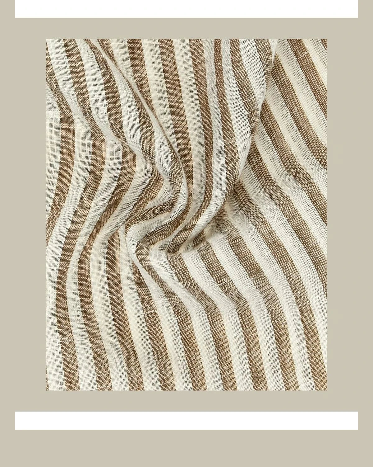 Brunello Cucinelli Scarves & Shawl in brown, Linen — view 3