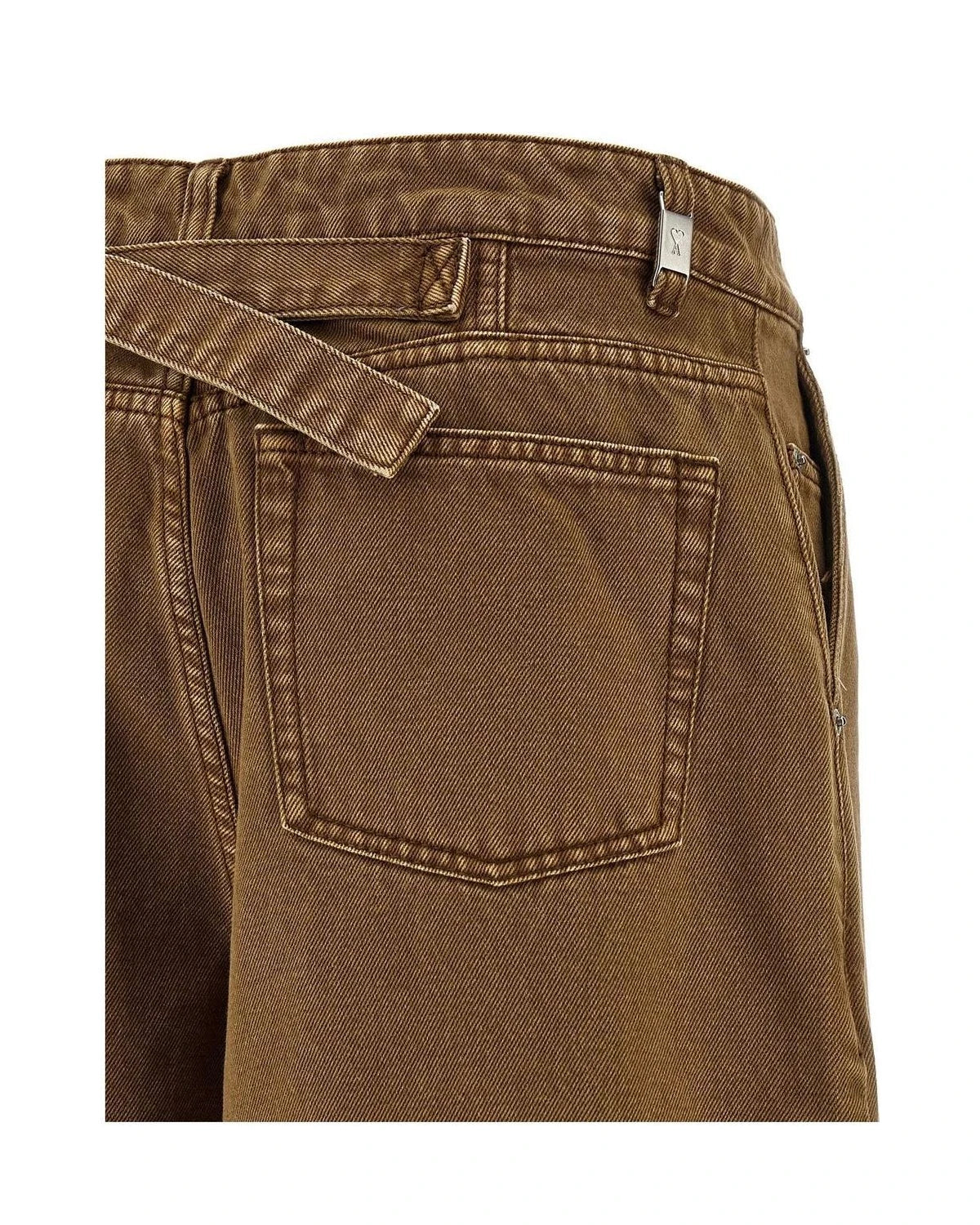 Ami Paris Bermuda in brown, Cotton — view 4