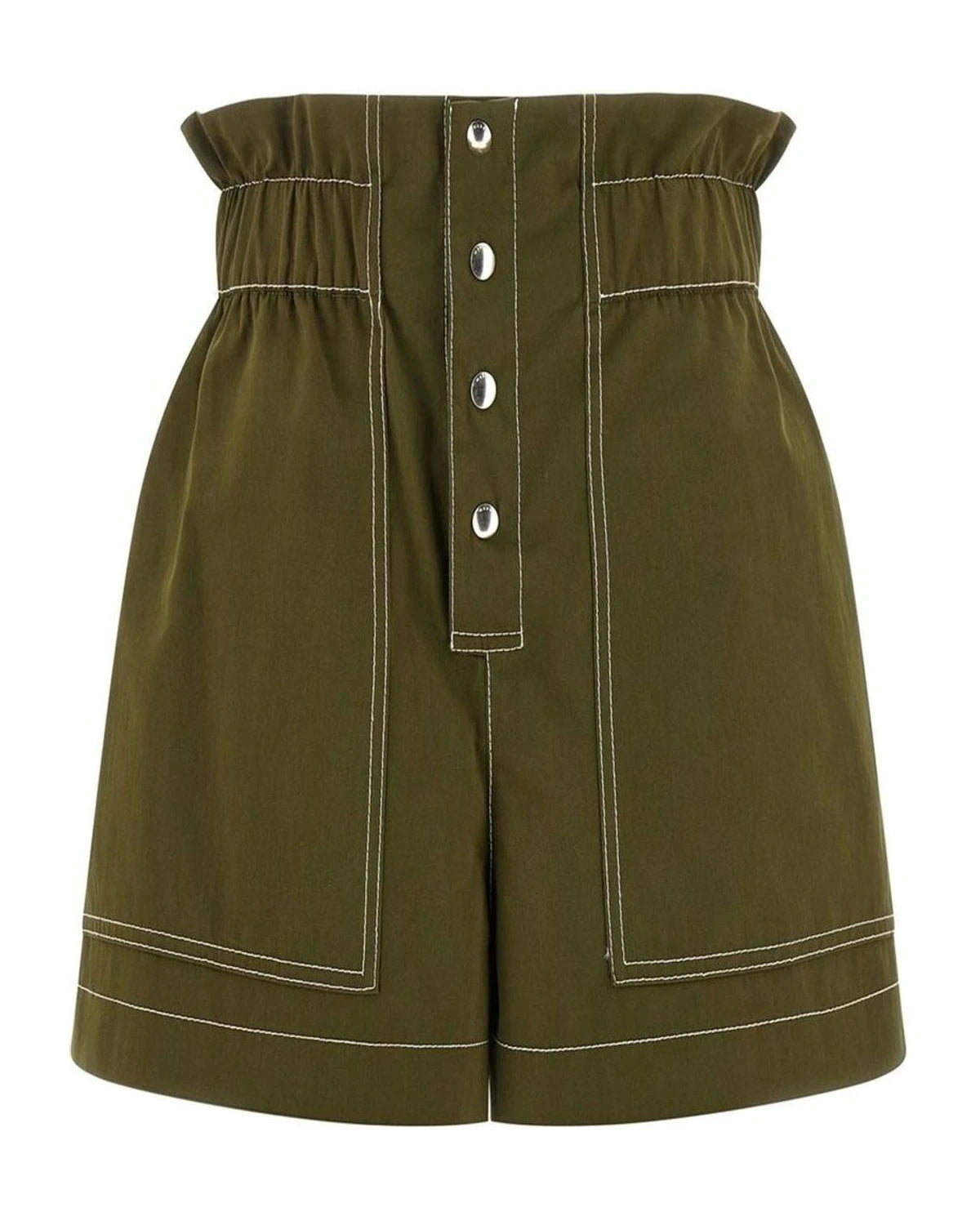 Marni Bermuda in green, Cotton