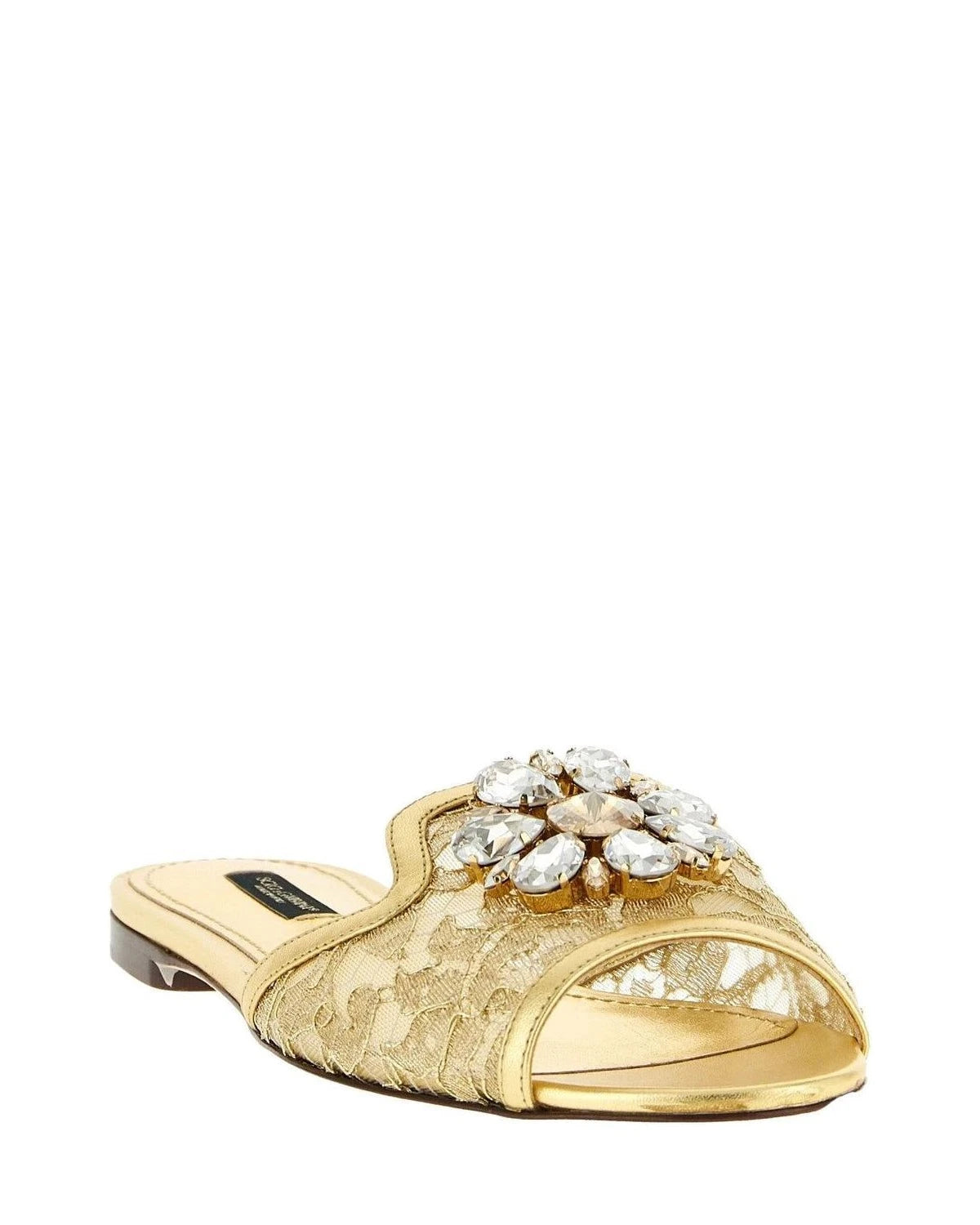 Dolce & Gabbana Slippers in gold — view 2