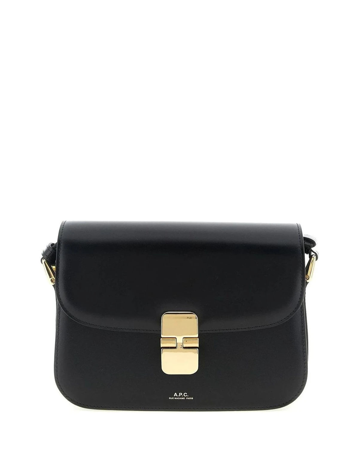 A.P.C. Cross Body Bag in black, Cowhide Leather