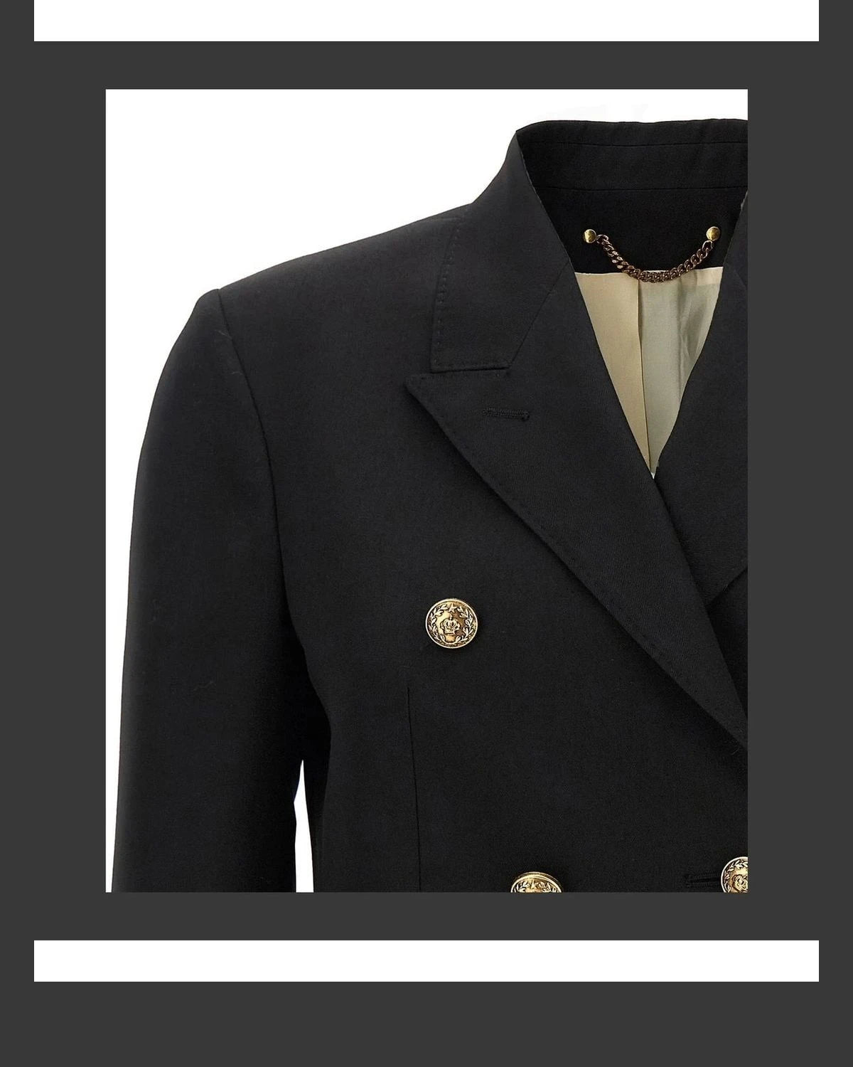 Golden Goose Blazer in black, Virgin Wool — view 3