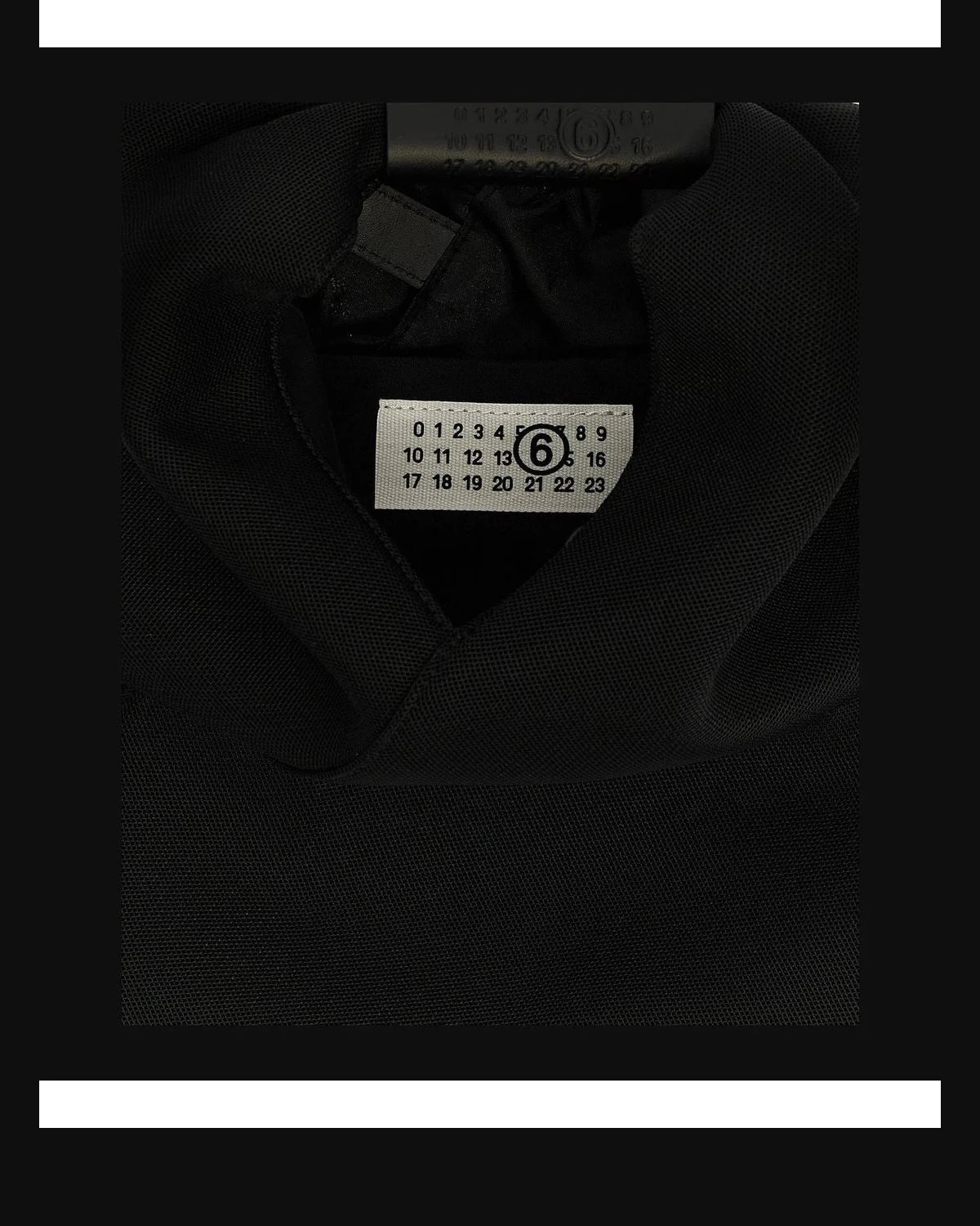 MM6 Maison Margiela Shoulder Bag in black, Polyester — view 4