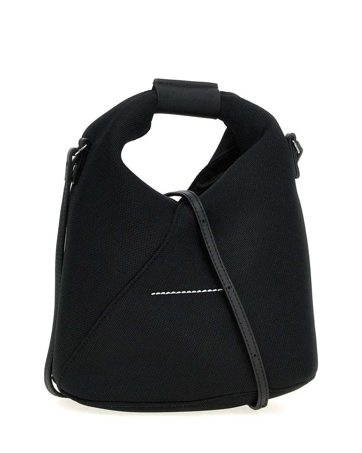 MM6 Maison Margiela Bucket Bag in black, Polyester — view 2