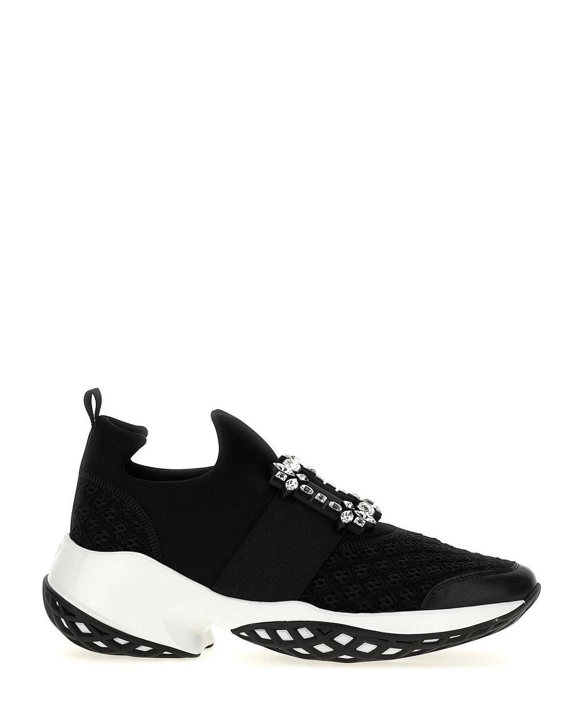 Roger Vivier Athletic Shoes in black, Polyester