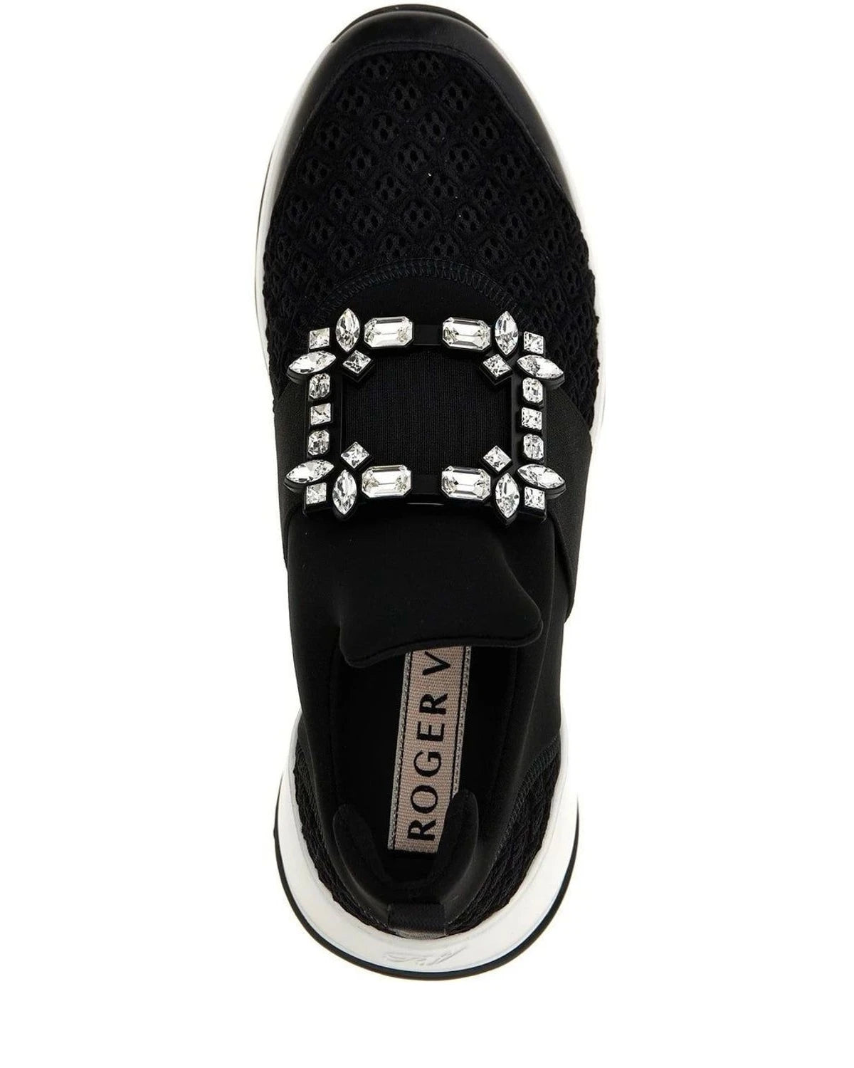 Roger Vivier Athletic Shoes in black, Polyester — view 4