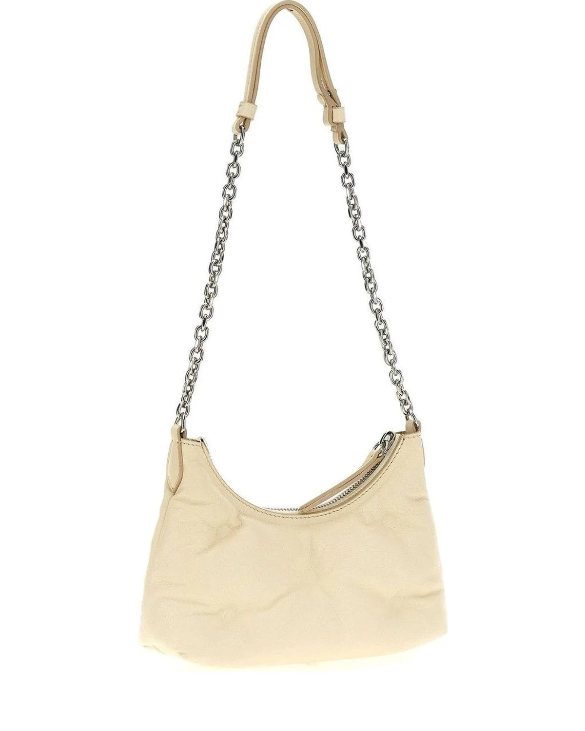 Maison Margiela Shoulder Bag in white, Lamb Leather — view 2